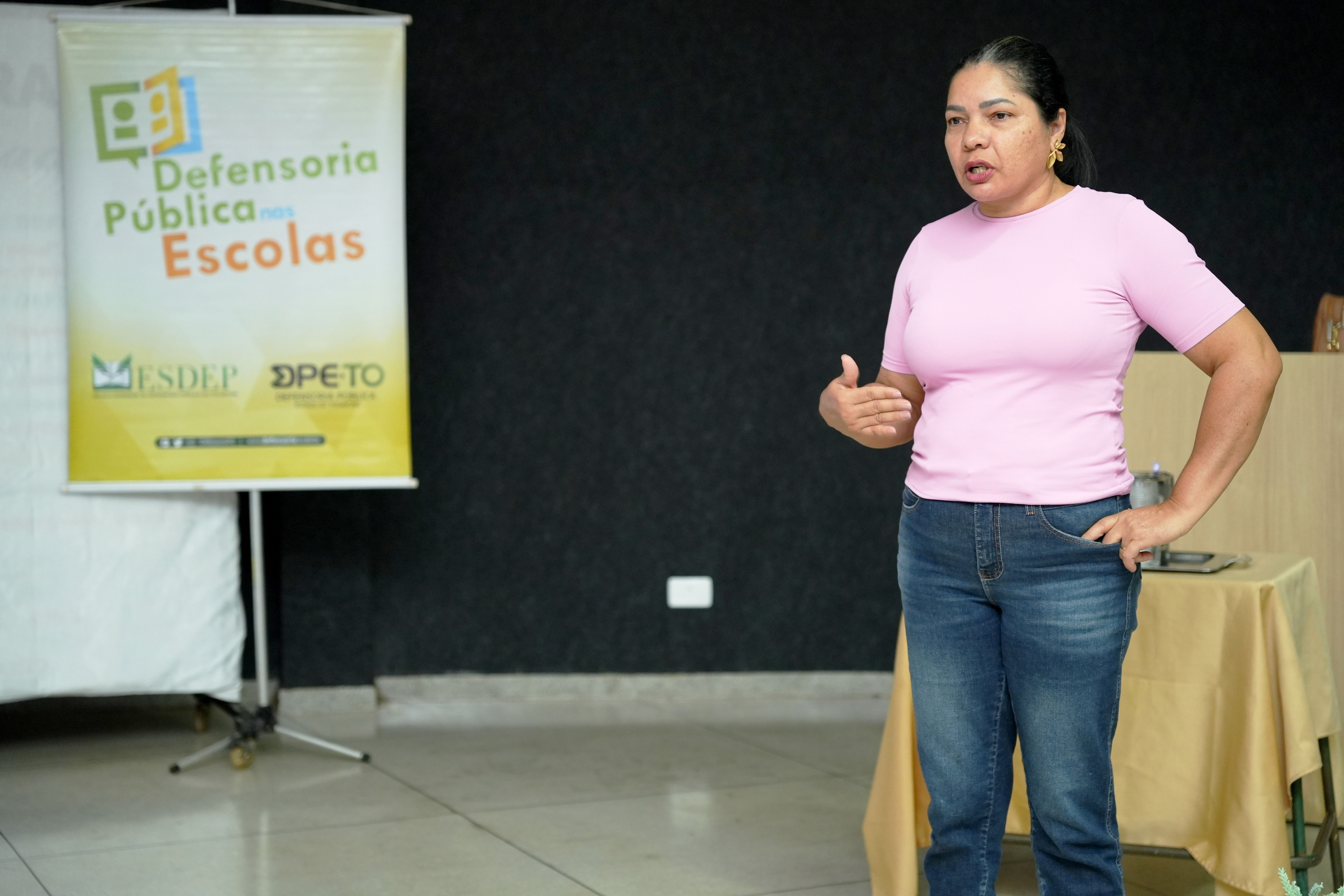 Iraci Pereira da Costa Santos ressaltou que o Defensoria Pública nas Escolas vai ao encontro do que já se propõe a unidade escolar