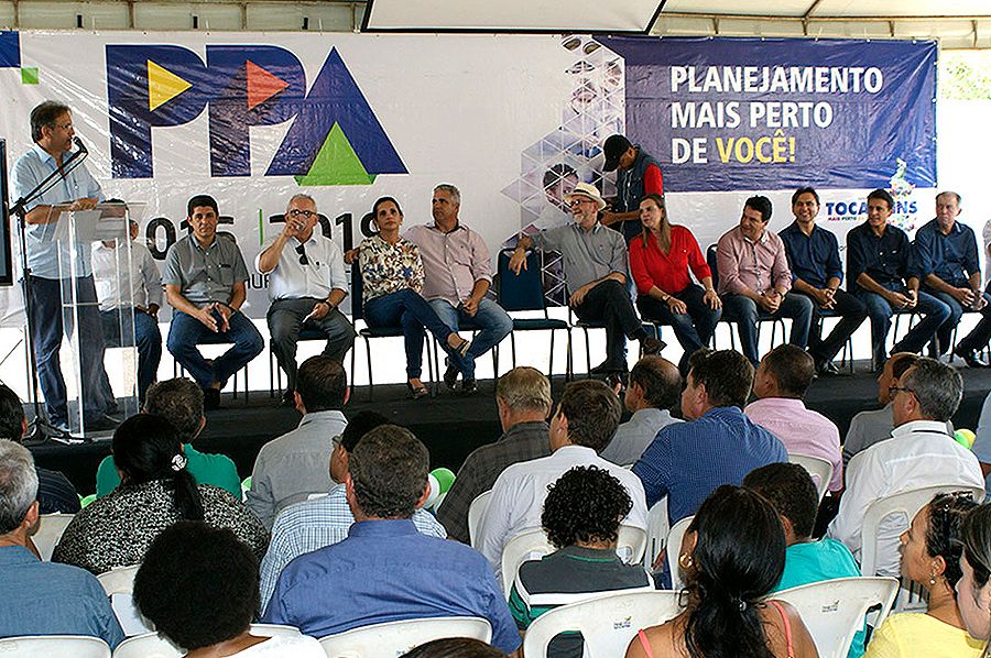 Governador Marcelo Miranda durante pronunciamento
