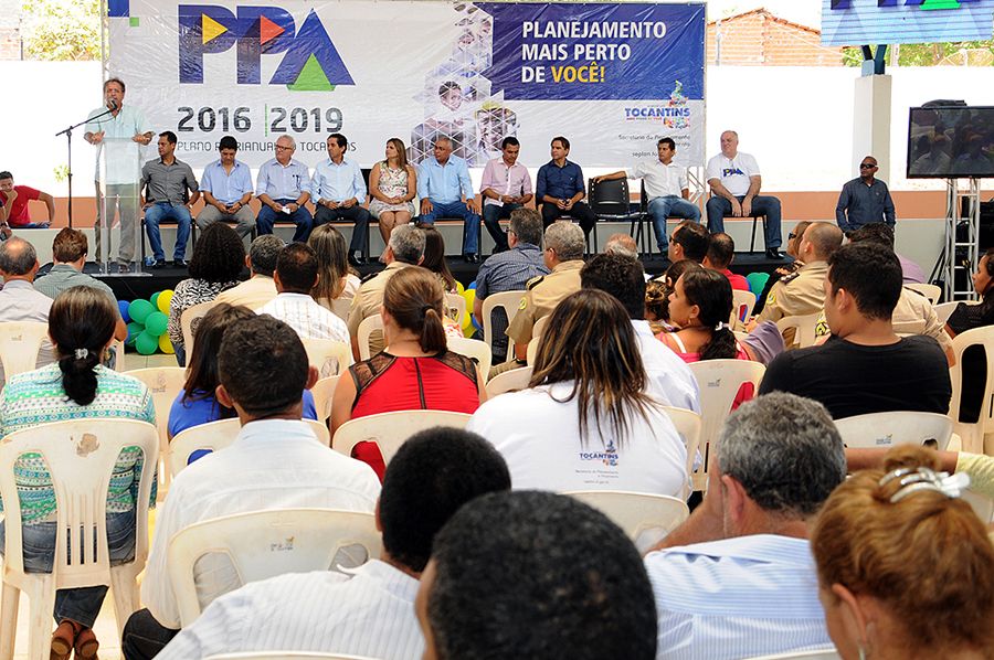Governador Marcelo Miranda durante pronunciamento