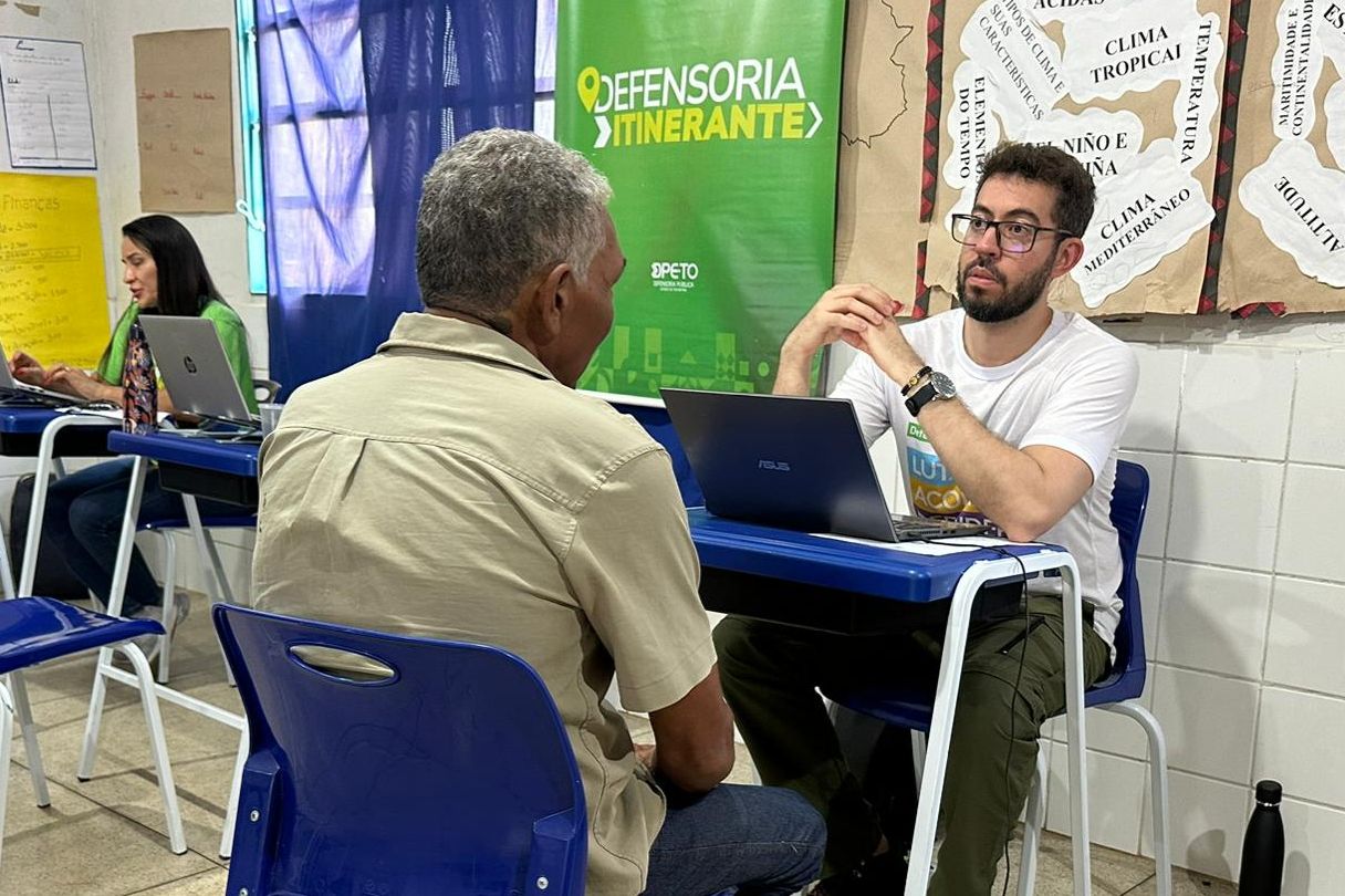 Assistido buscou atendimento da Defensoria Pública durante a ação itinerante