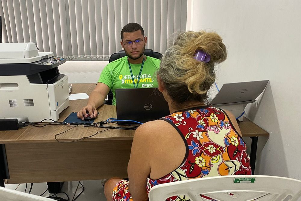 No itinerante, são atendidas demandas em todas as áreas de atuação da DPE-TO