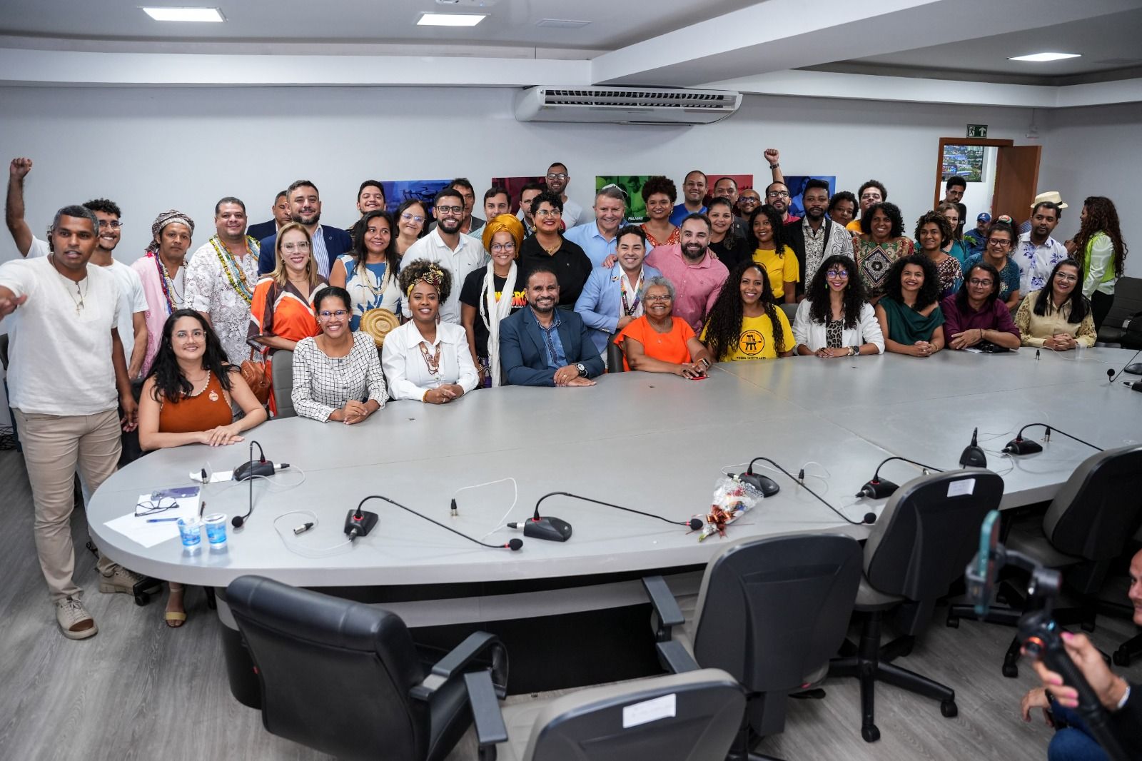 Atividade foi prestigiada por representantes do movimento negro e autoridades locais