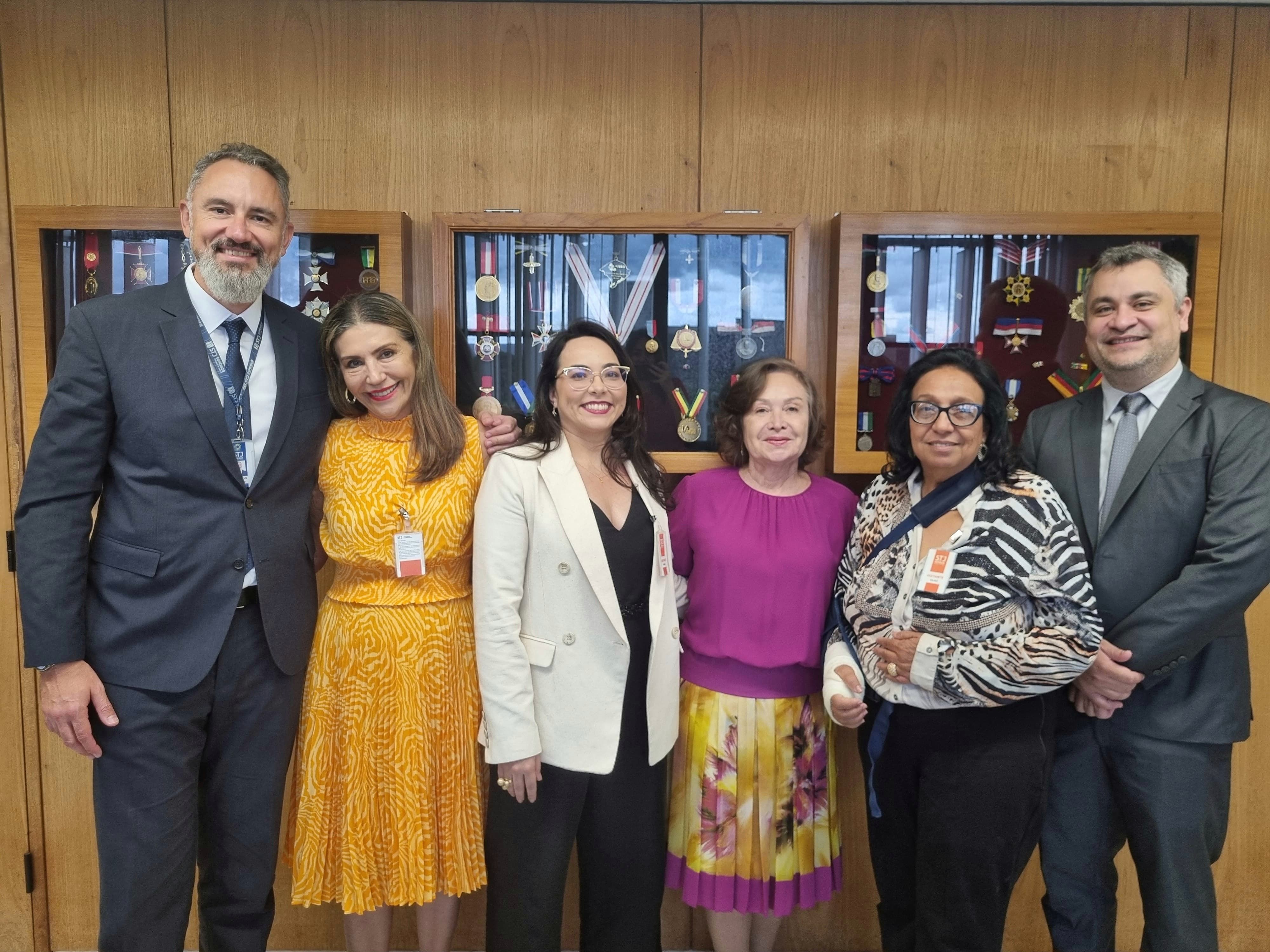 Visita ao STJ faz parte de importante agenda institucional da DPE-TO em Brasília