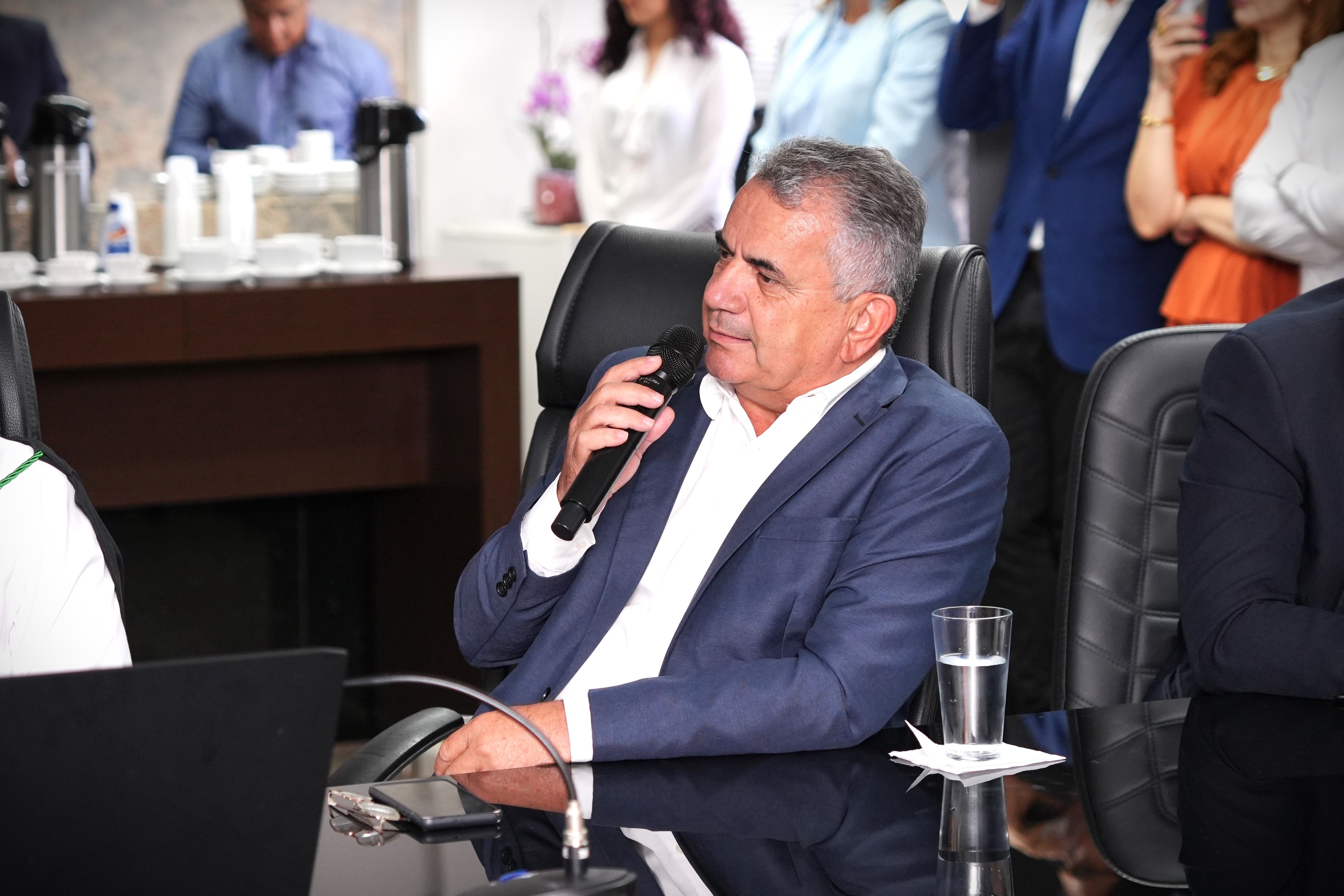 O prefeito de Figueirópolis, José Fontoura Primo, lembrou os momentos de luta da carreira até a posse de Neuton Jardim, seu conterrâneo.
