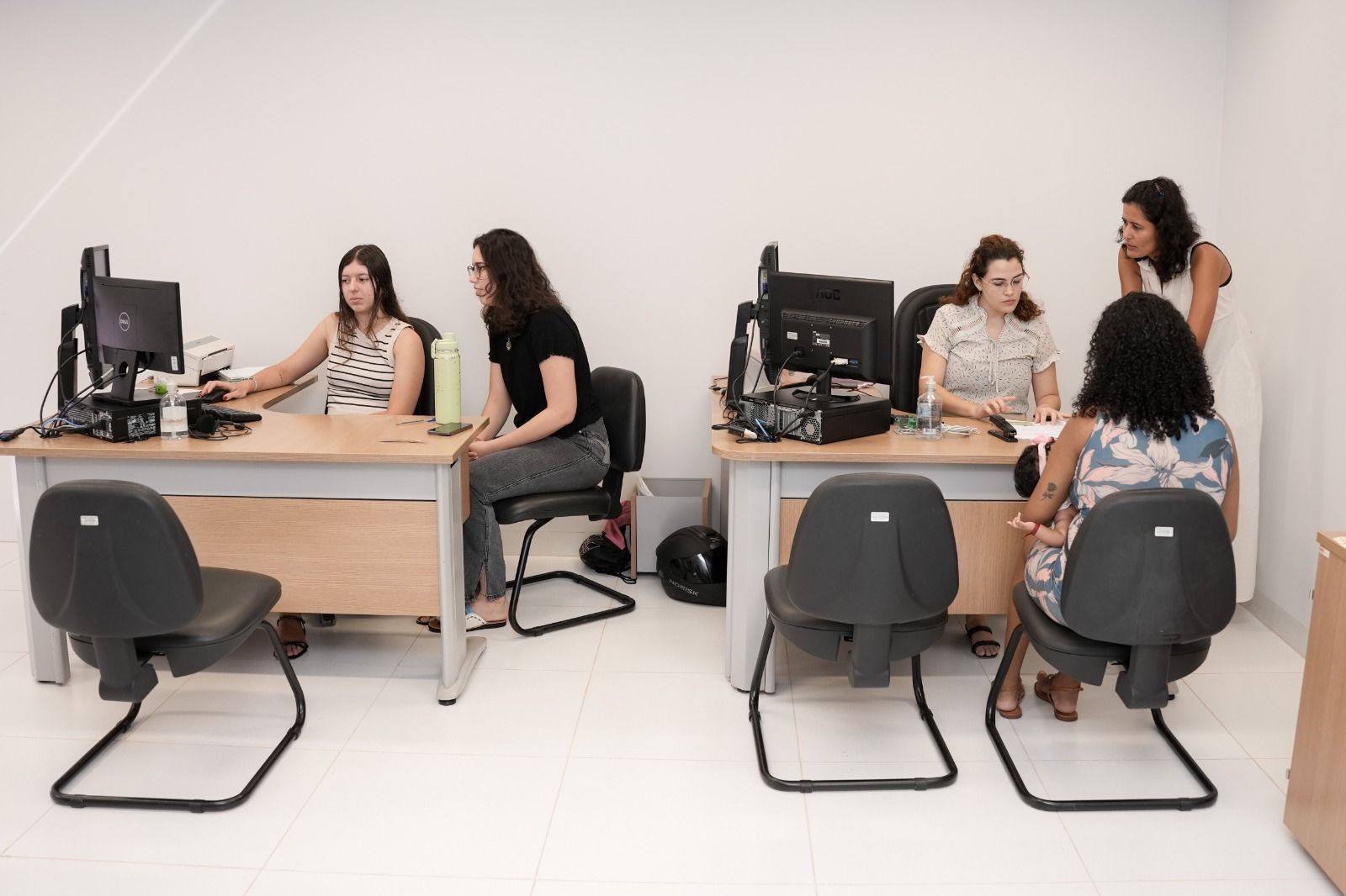 Espaço da Defensoria Pública para atendimento às mulheres vítimas de violência doméstica