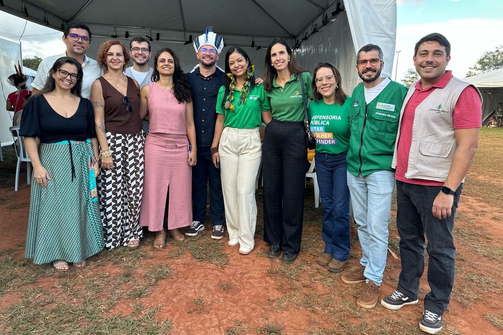 Defensores Públicos de todo o país uniram forças para prestar atendimentos em direitos para os participantes do evento.