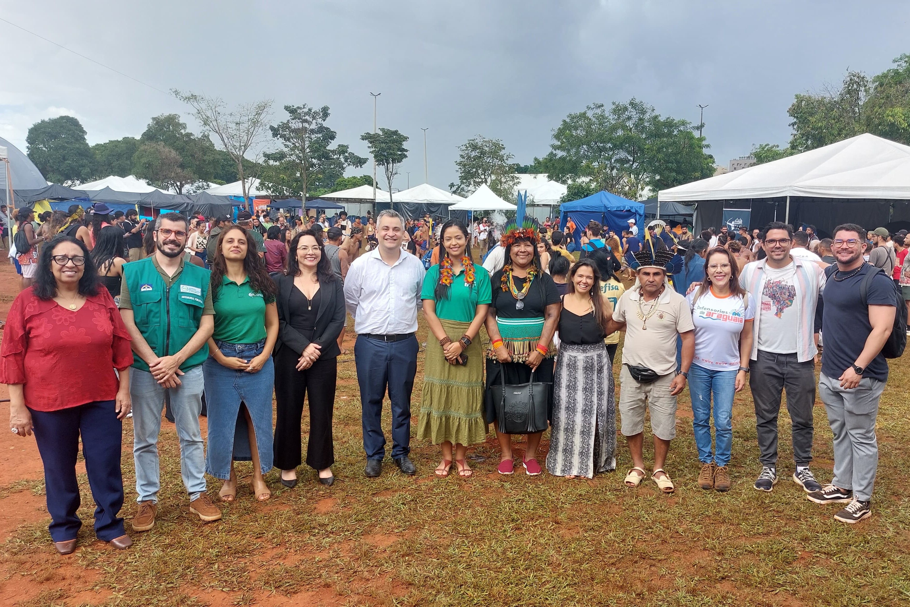 Defensores públicos de vários estados, entre eles o Tocantins, estão atendendo no Acampamento