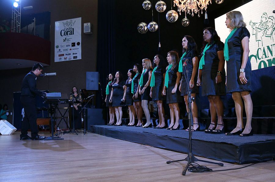 Apresentação do coral Canto Nobre no Canto Coral