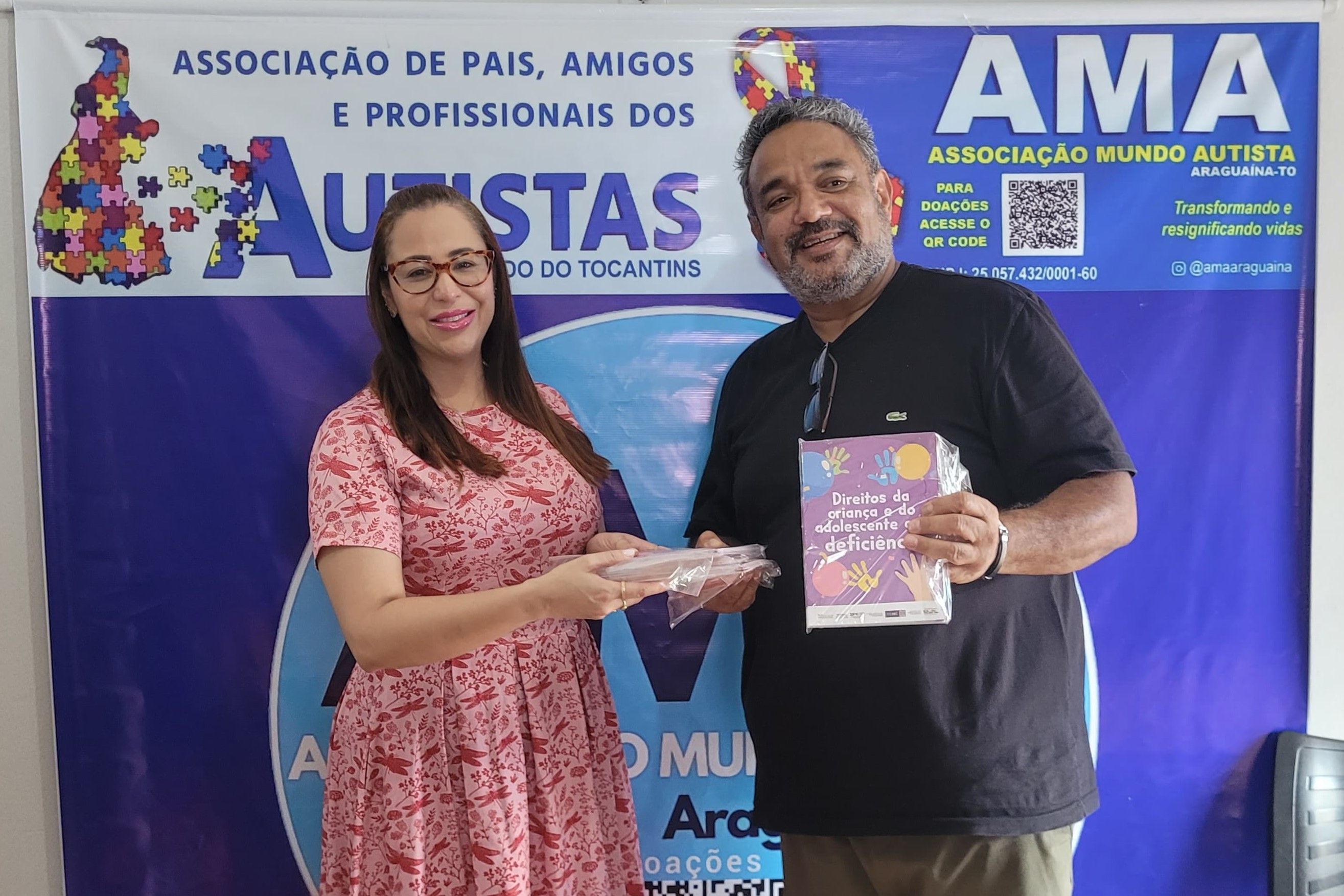 A Coordenadora do Nudeca visitou a Associação Mundo Autista, Clínica Escola Mundo Autista e Apae.
