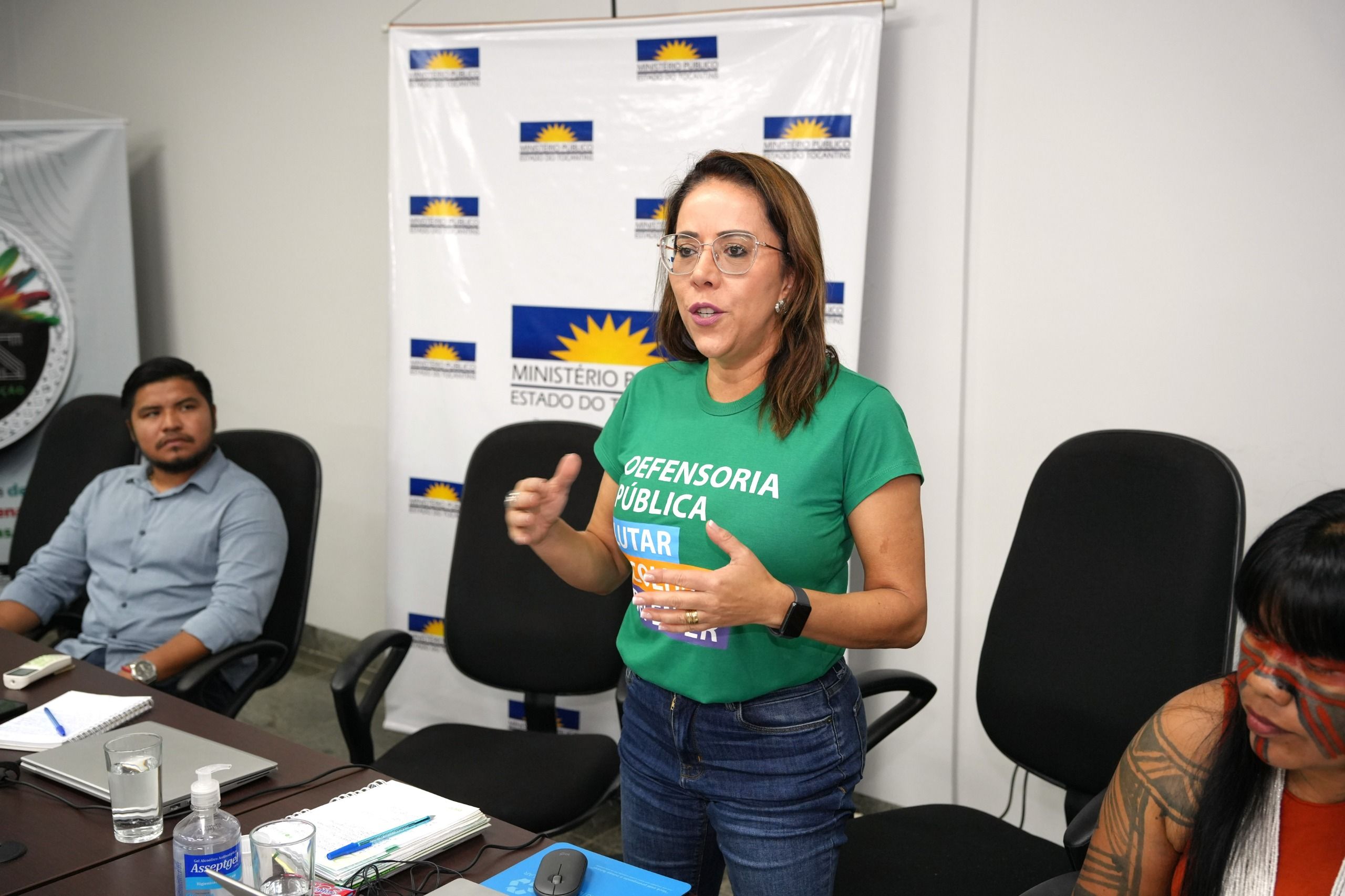 Letícia Amorim ressaltou o papel da Defensoria Pública como agente de escuta qualificada e articulação interinstitucional