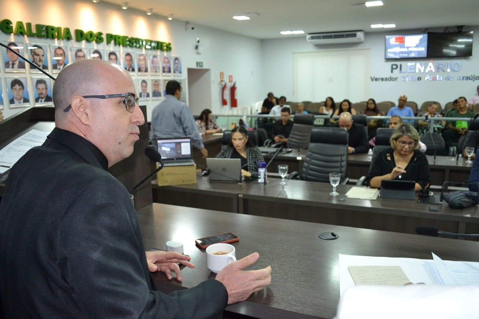 O defensor público Sandro Ferreira Pinto, representou a instituição no evento em Araguaína