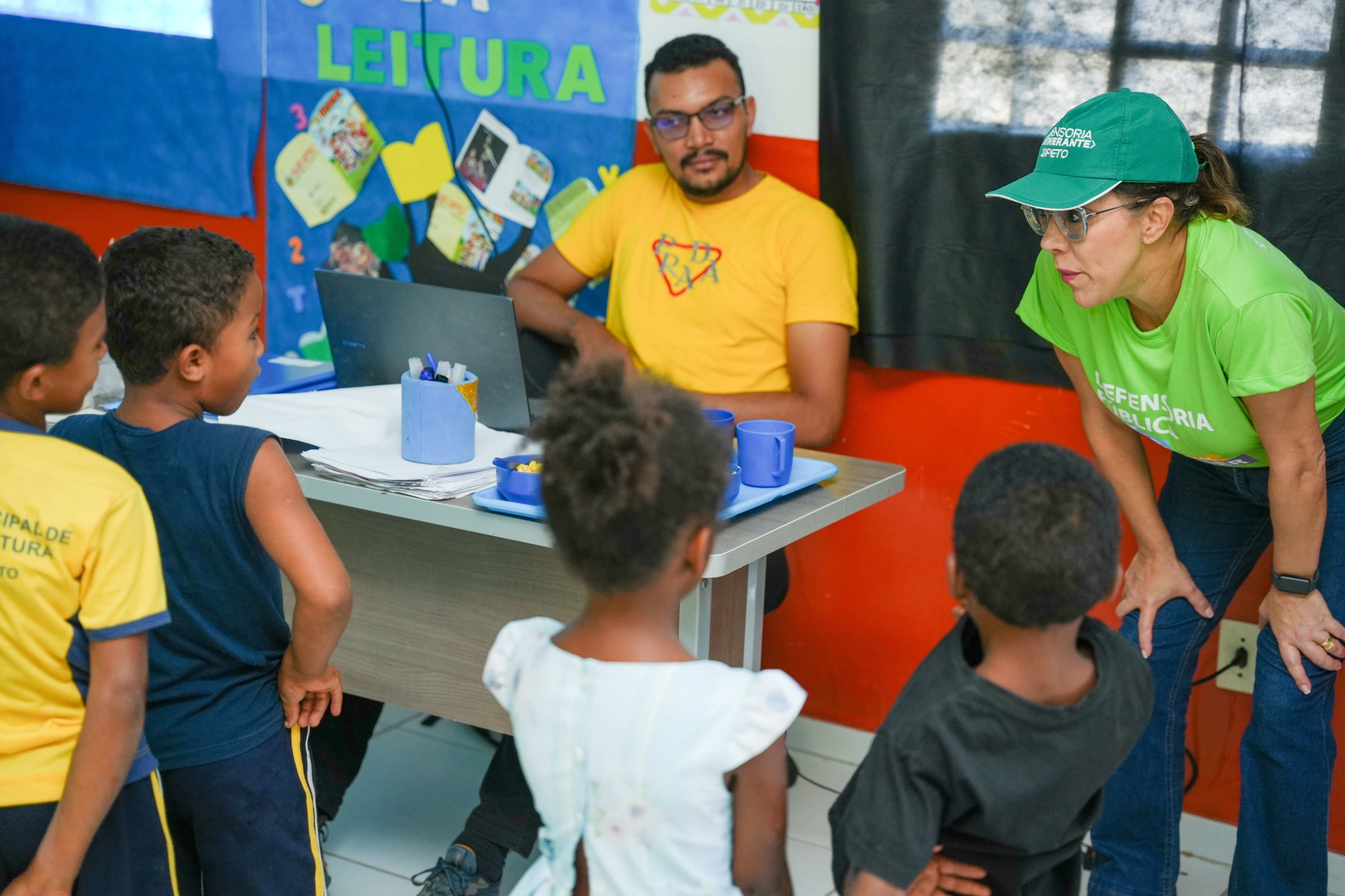 Na ocasião, foi realizada uma inspeção na Escola Municipal da comunidade Boa Esperança.