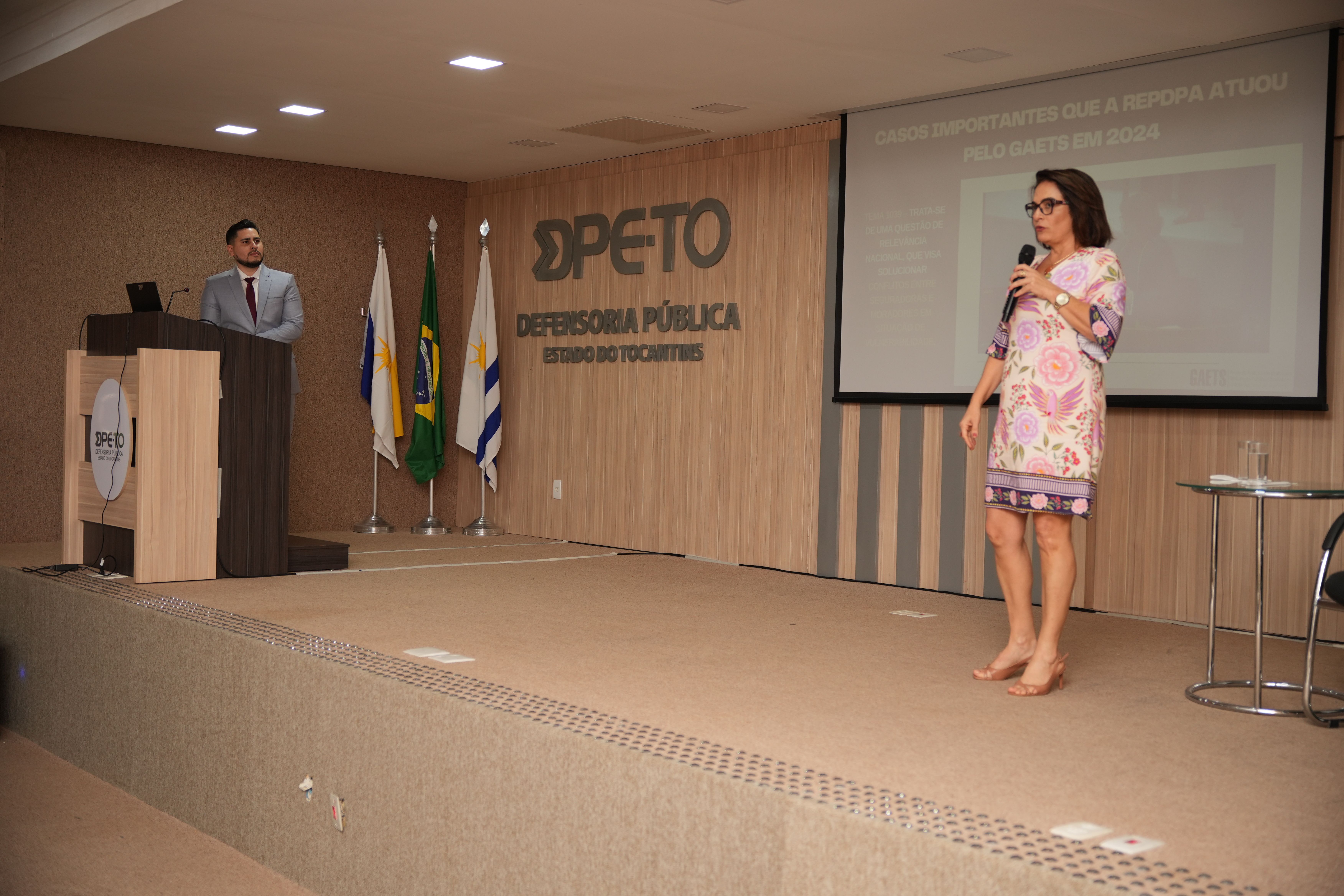 A defensora pública do Estado do Pará, Anelyse Freitas, também explicou sobre o papel estratégico do Gaets na Formação de Precedentes qualificados pela defensora pública