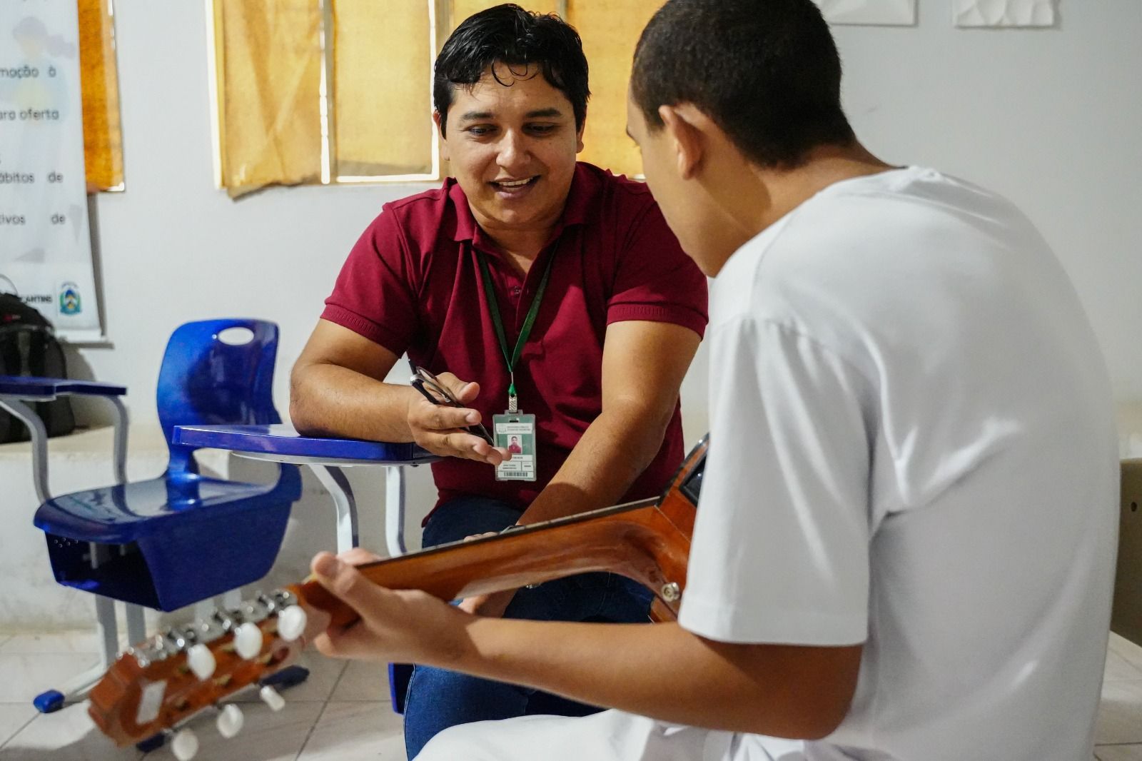 Os adolescentes demonstraram ter talento para as artes