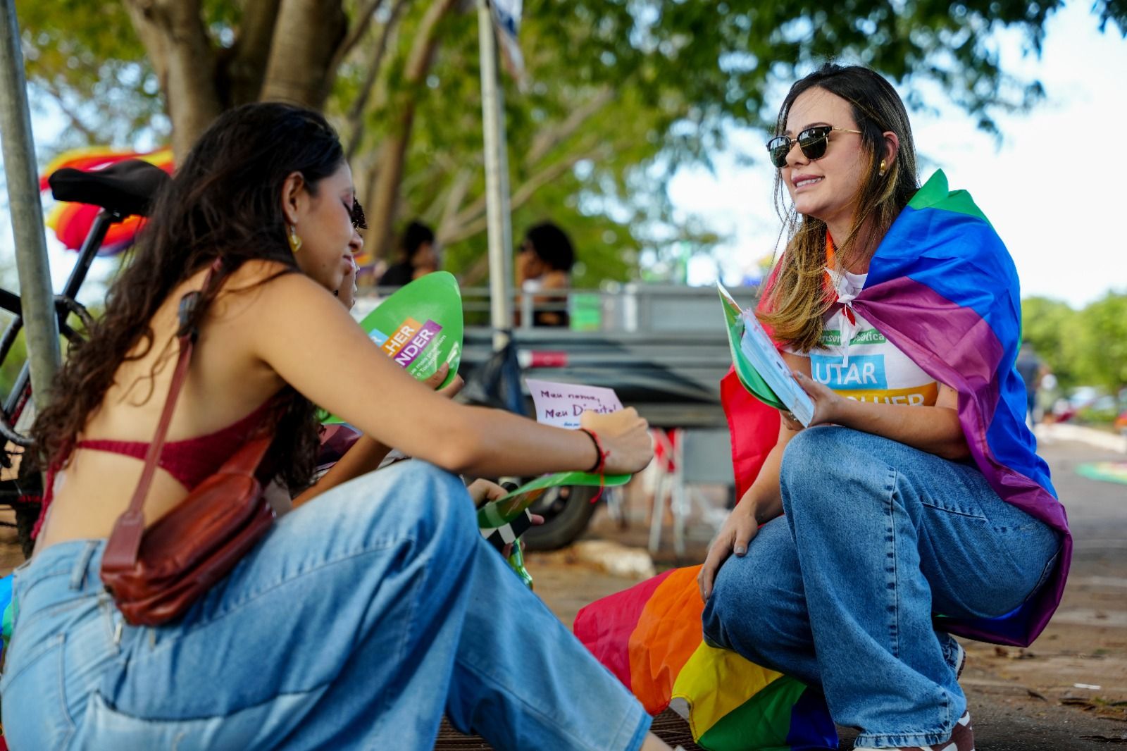Houve muita interação, respeito e informação no evento.