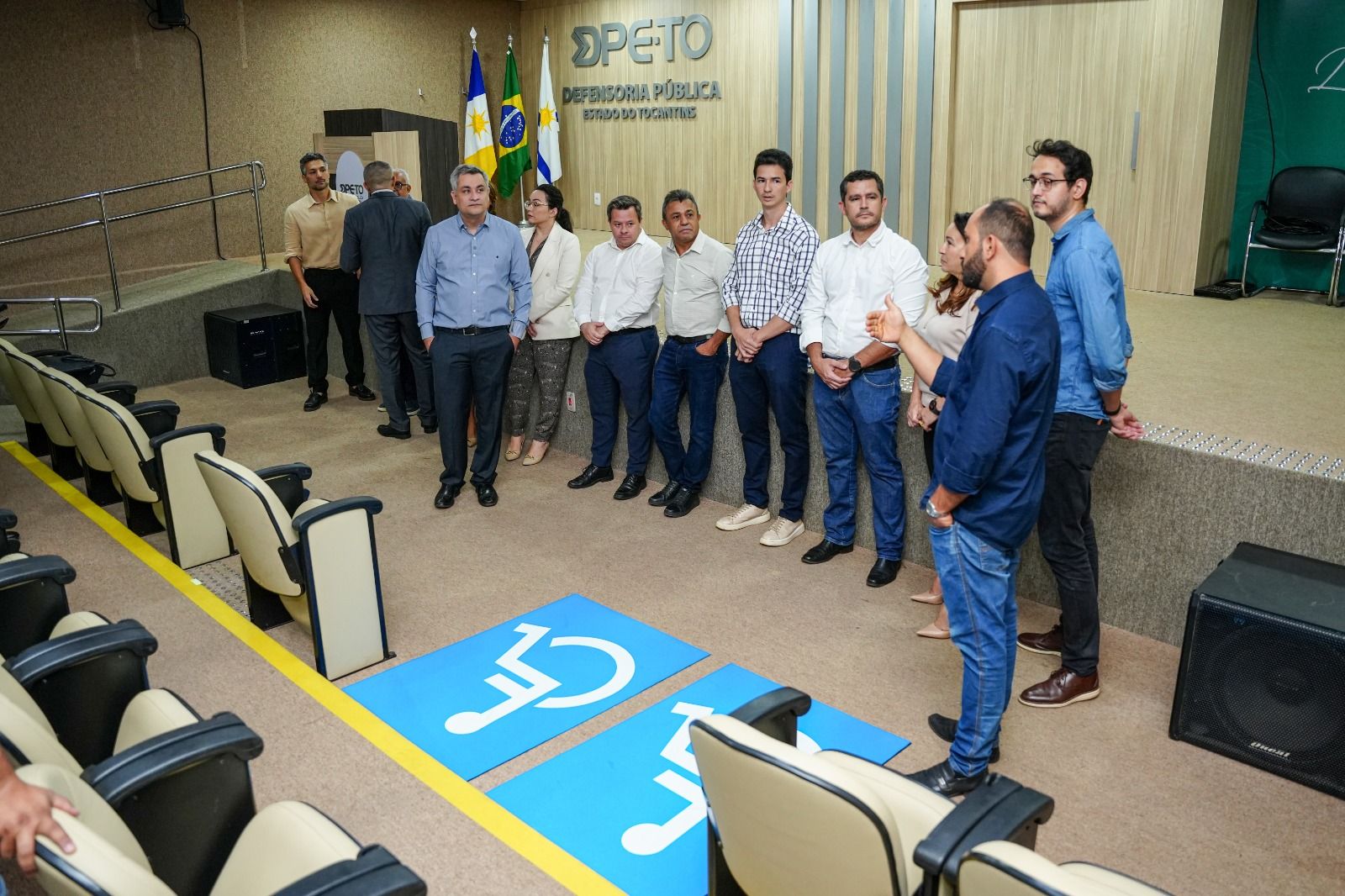 Novo auditório com mais acessibilidade para todos e todas