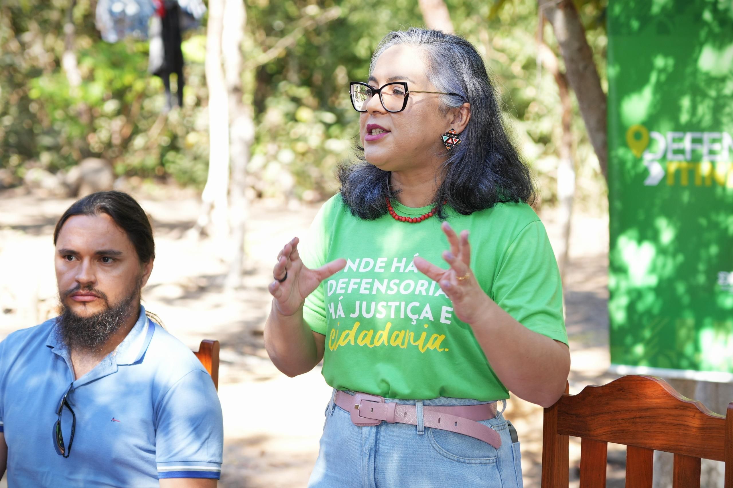 Kenia Martins disse que foi uma ação importante visto que são cinco comunidades rurais acampadas, numa região marcada por conflitos fundiários