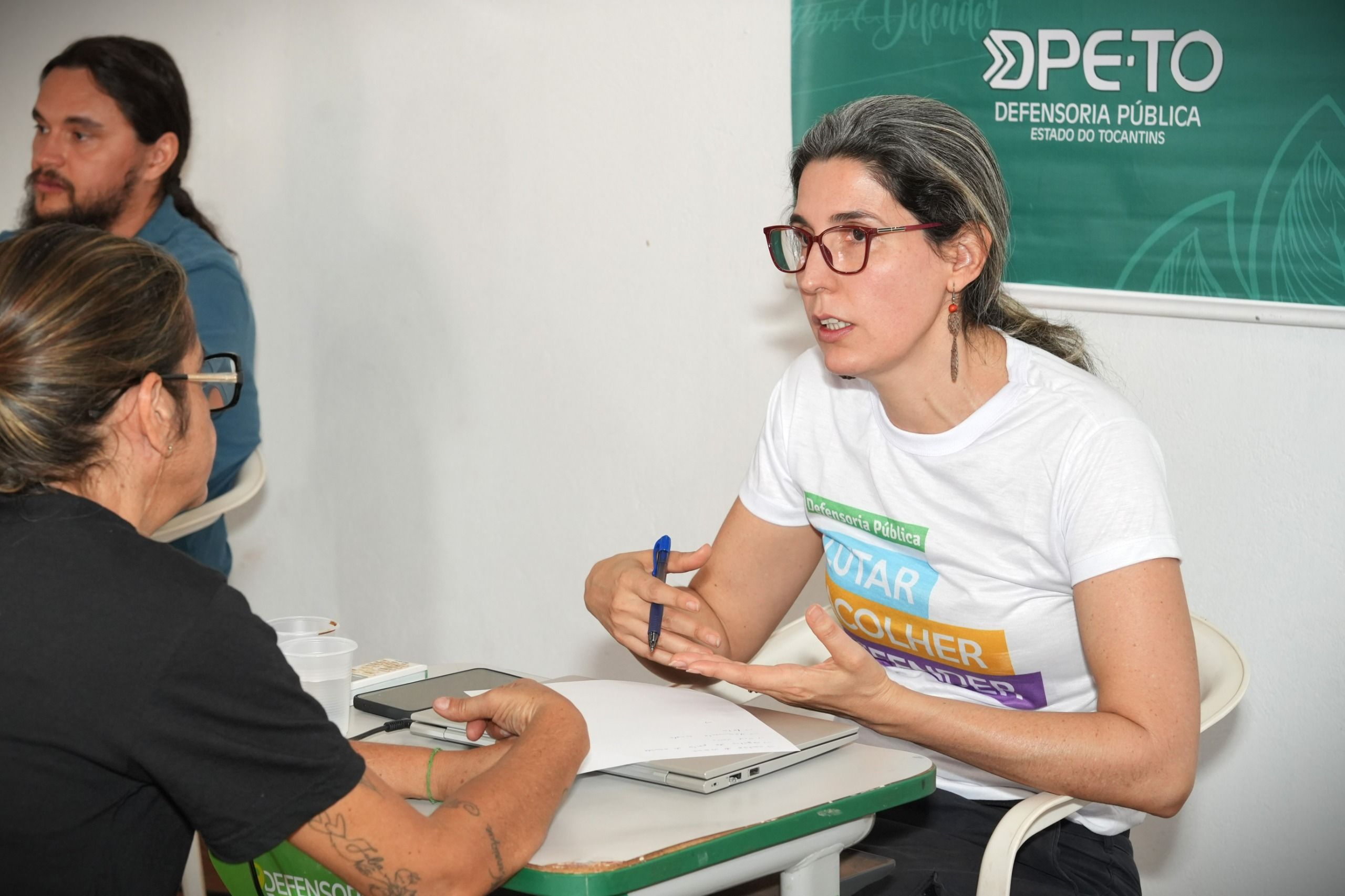 Elydia Monteiro também destacou a importância da presença da Defensoria Pública em territórios de difícil acesso
