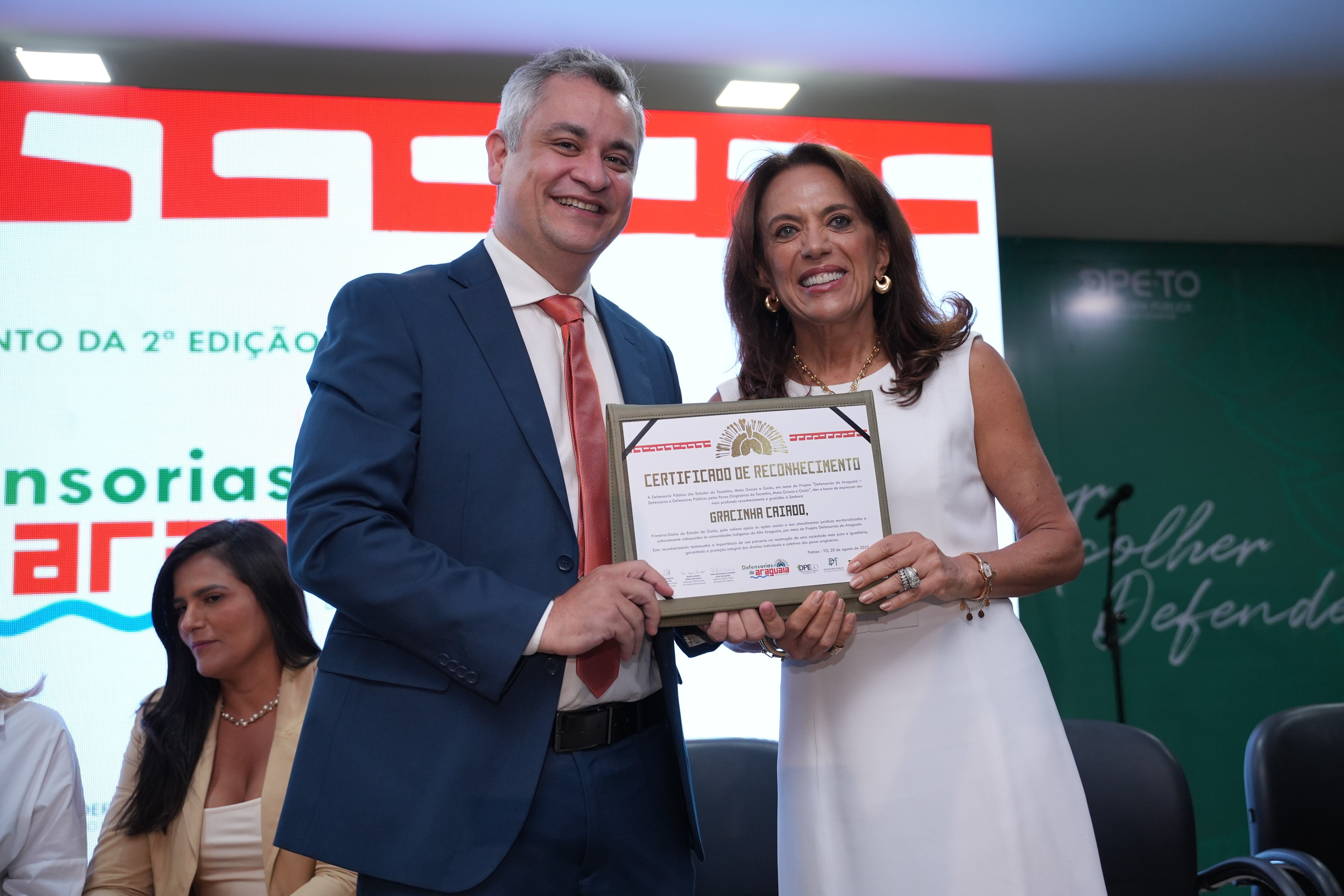 Primeira-dama de Goiás, Gracinha Caiado prestigiou a solenidade