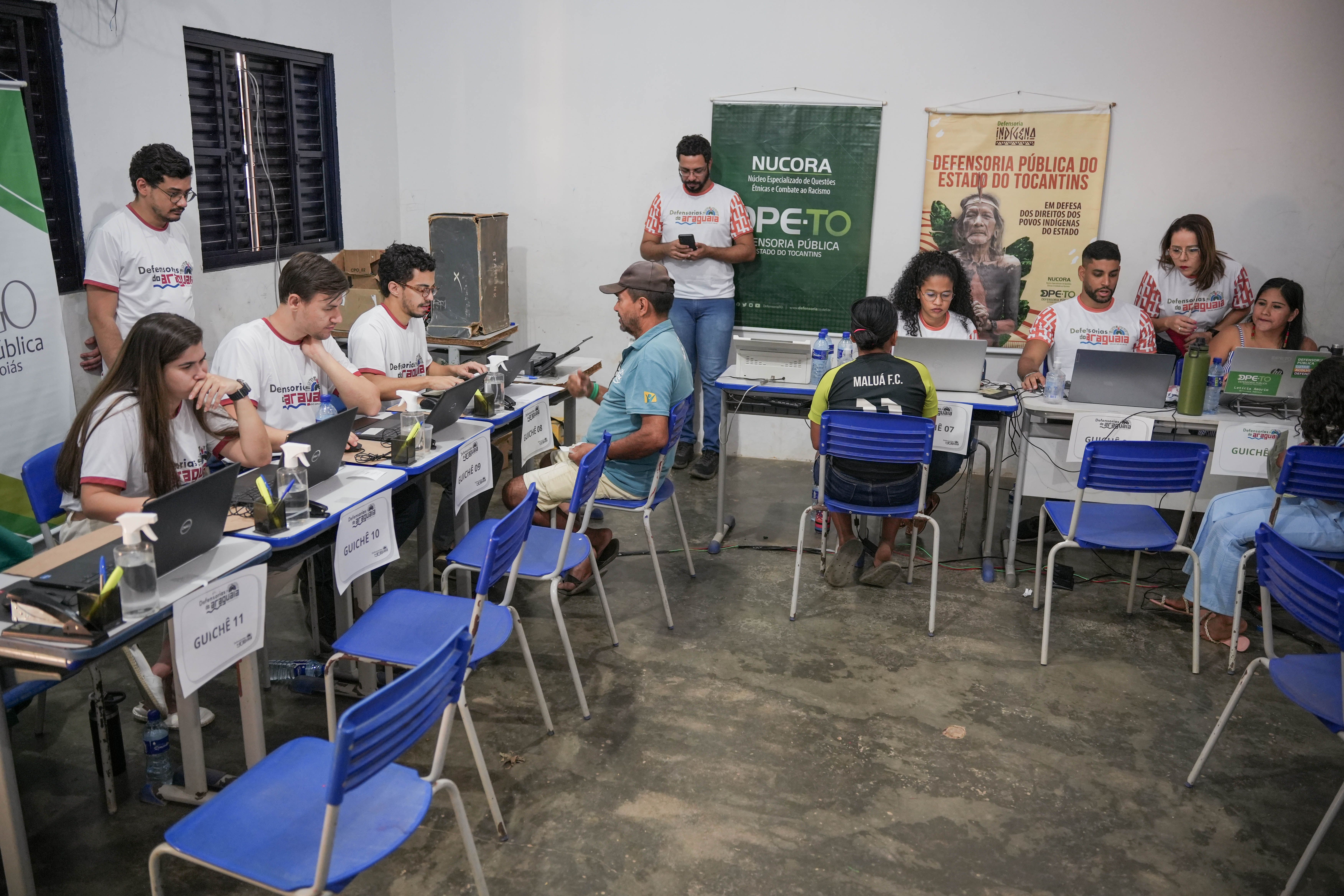 Atendimentos foram realizados na Escola Hadori, na Aldeia São Domingos, município de Luciara (MT)