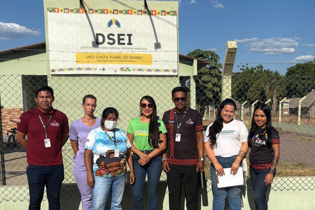 Equipe da DPE-TO foi recebida pelos profissionais que atuam na UBSI