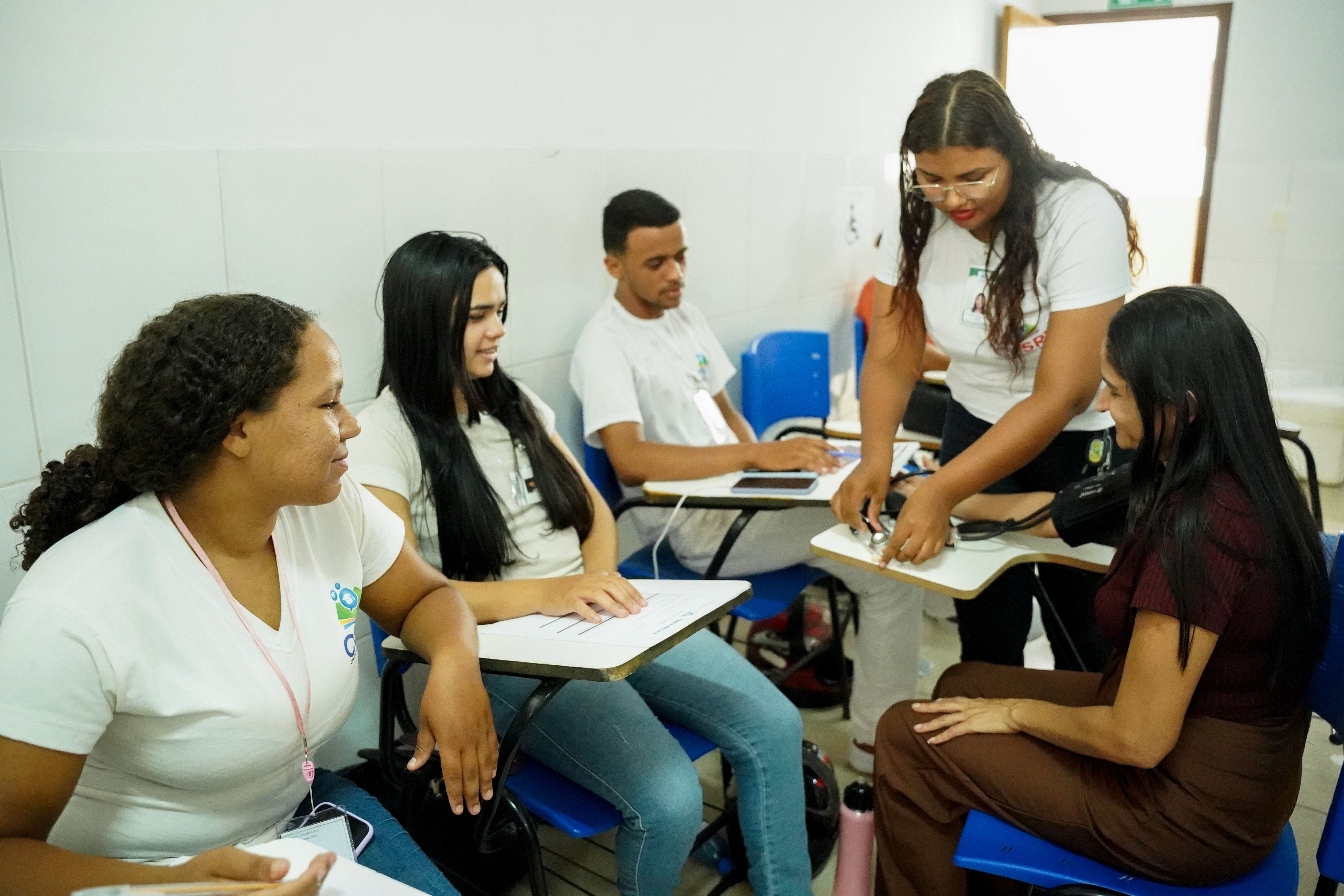 Na ocasião foram oferecidos serviços na área da saúde
