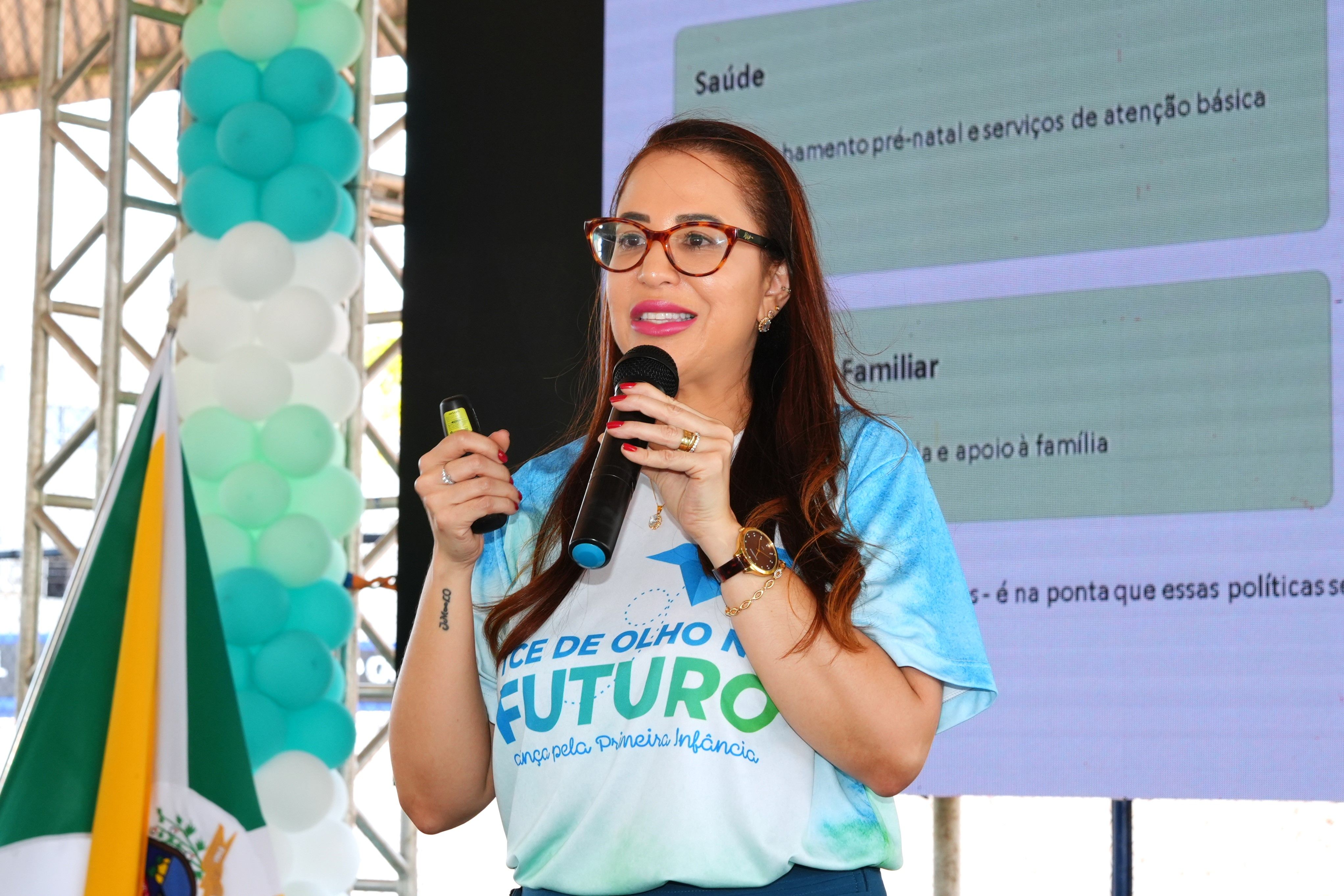 A coordenadora do Nudeca, defensora pública Elisa Maria Pinto de Souza, apresentou ações da Defensoria Pública.