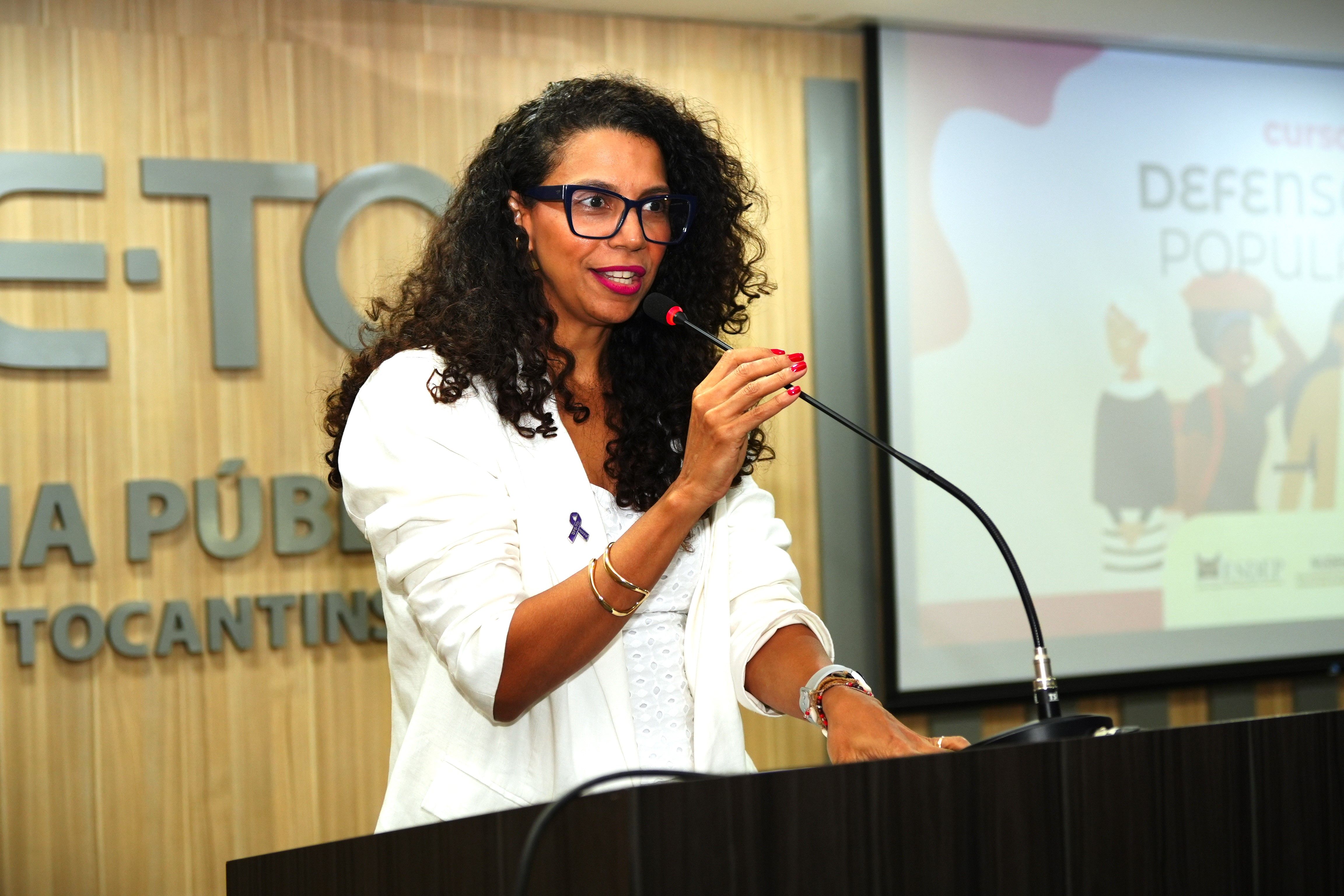 defensora pública Denize Souza Leite, idealizadora da 1ª edição do Curso