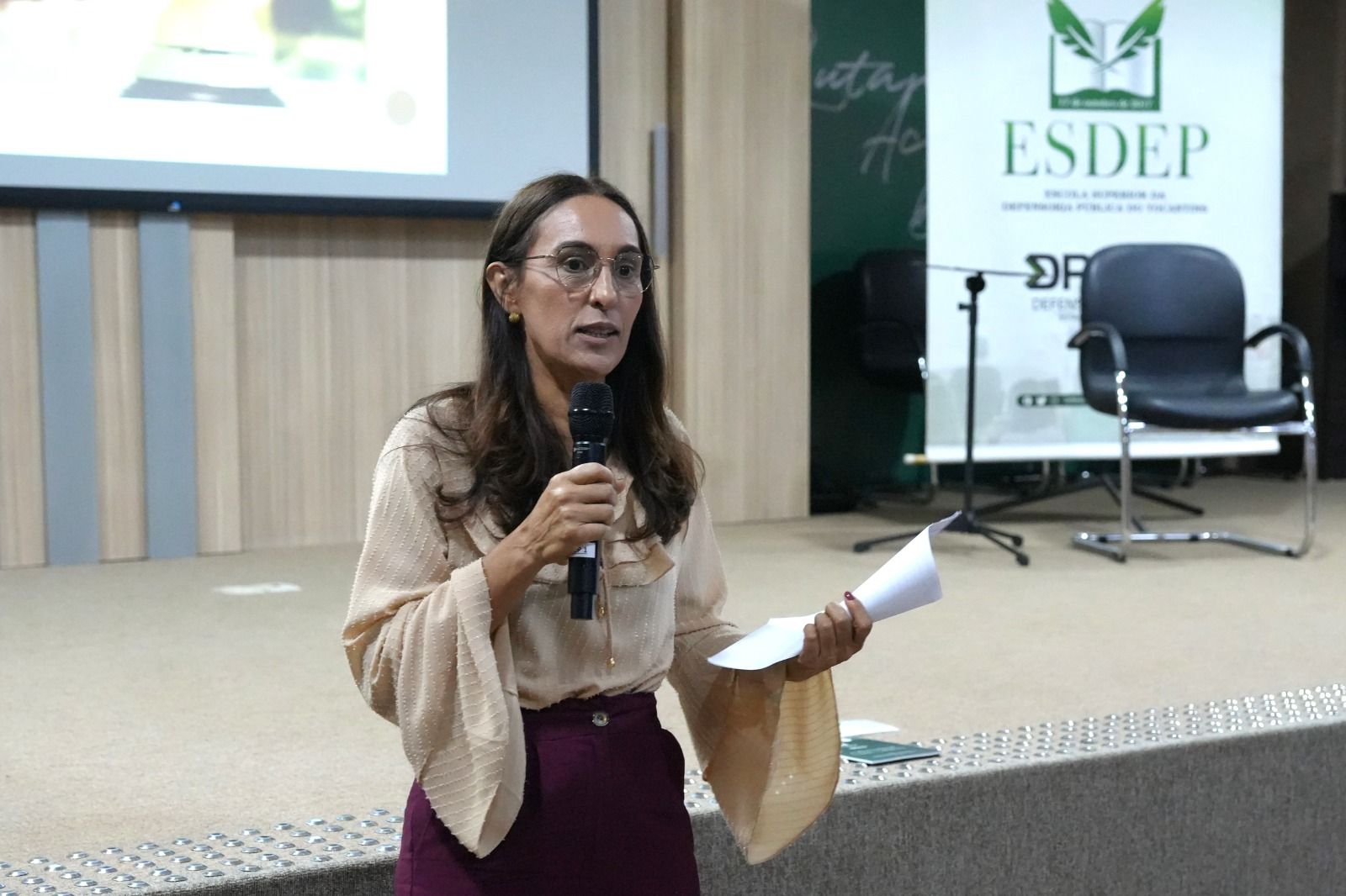 Defensora pública Vanda Sueli integrou o módulo II do curso
