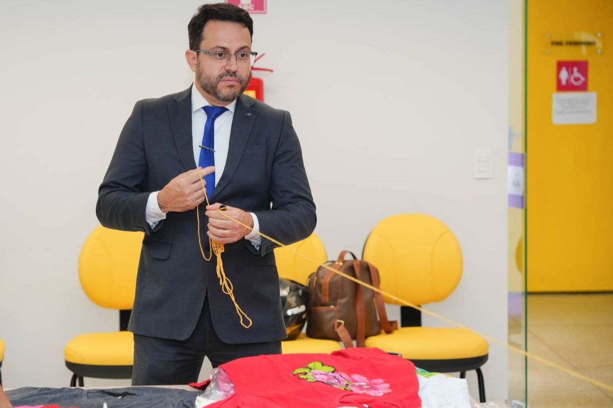 O Delegado da Receita Federal, Ricardo Wagner, participou de uma dinâmica com as mulheres do curso e  também se mostrou satisfeito com os resultados já mensurados