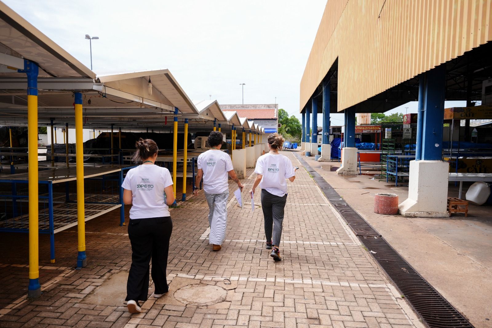 O projeto percorreu banheiros público e pontos de hidratação por toda a capital