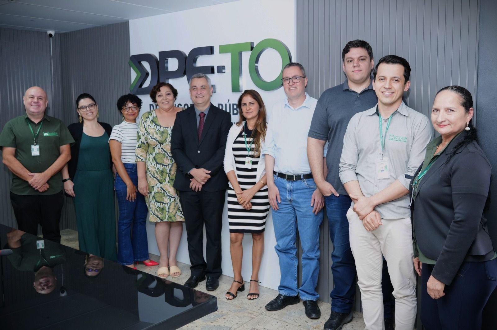 Equipe da Esdep com o Defensor Público-Geral