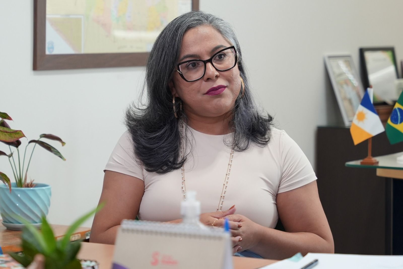 A defensora pública Kenia Martins atua à frente do DPagra na Defensoria Pública do Estado do Tocantins
