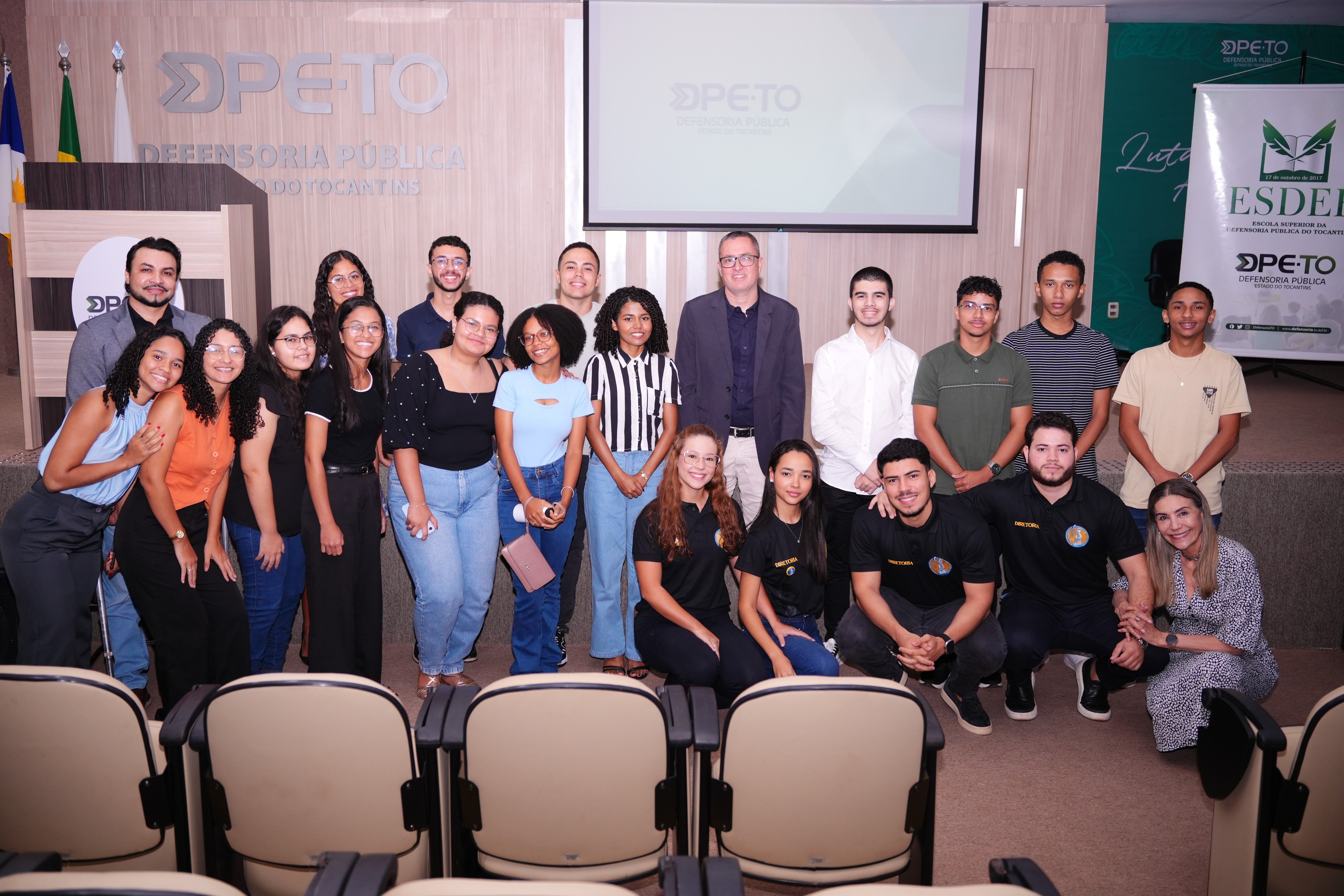 Participaram alunas e alunos do primeiro período da turma de Direito de 2026 da UFT