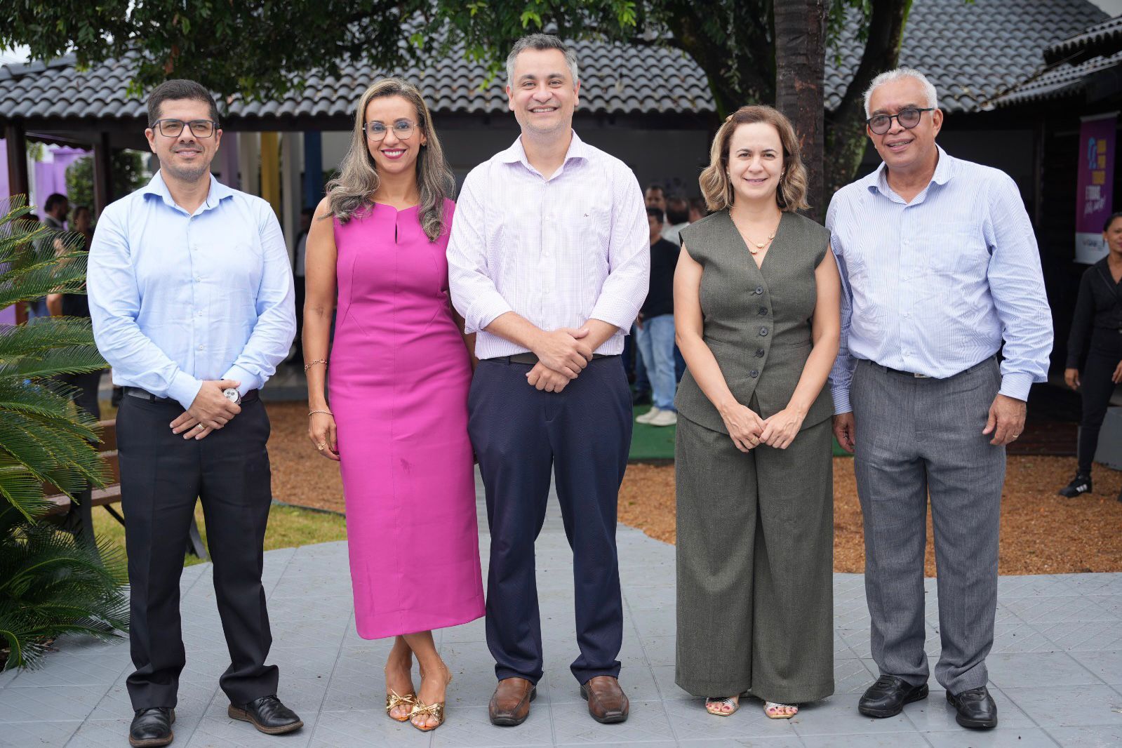 Representantes da Defensoria Pública presentes na inauguração da Casa da Mulher Tocantinense em Gurupi