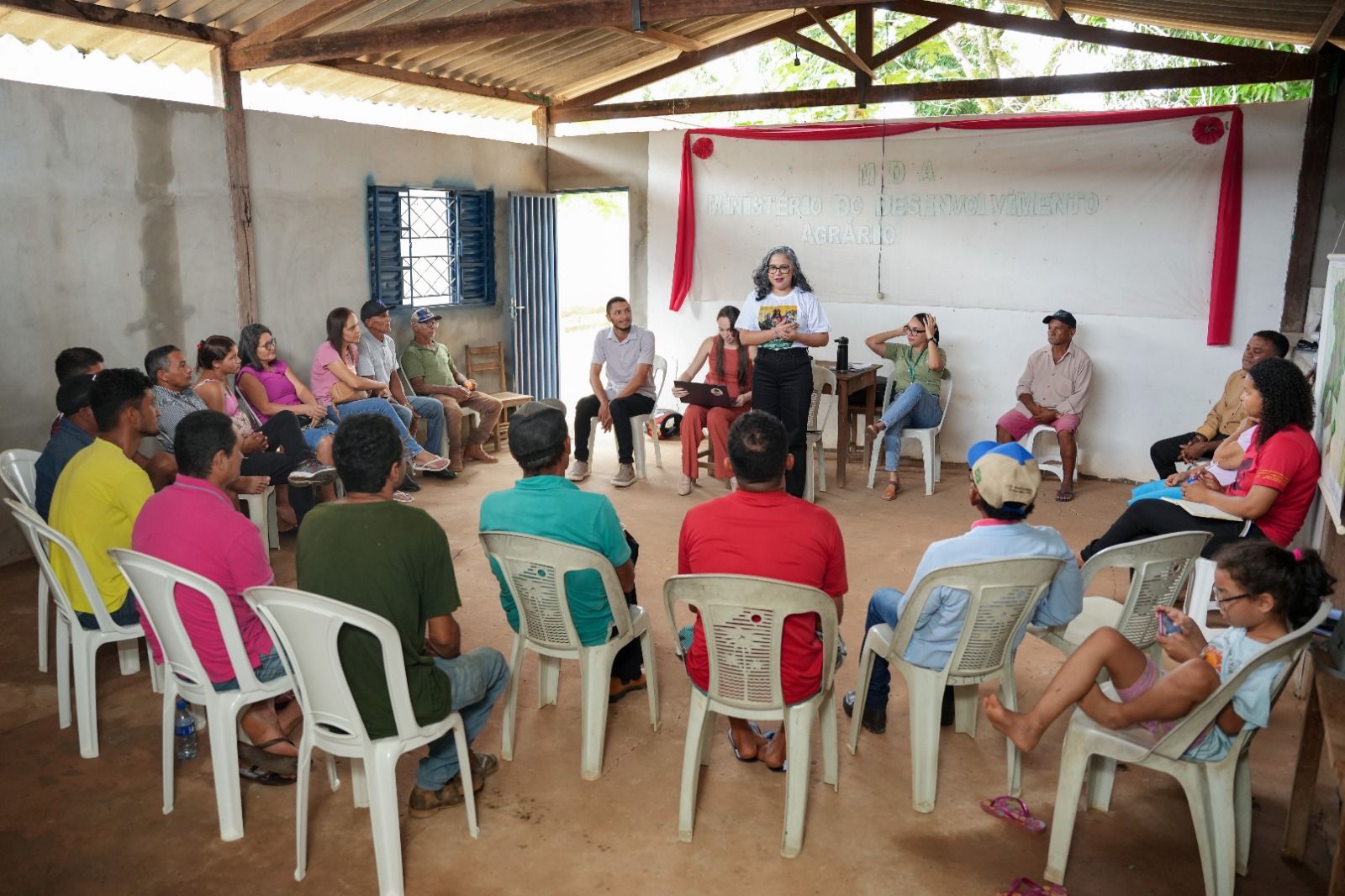 Reunião com moradores da comunidade Sussuarana