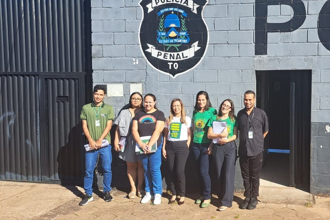 A visita aconteceu em Colinas do Tocantins e contou com o suporte de servidores da DPE-TO de Colinas e Também do Nadep
