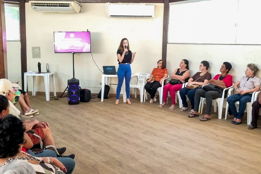 A palestra fez parte de um Projeto de Extensão da faculdade Afya em Palmas
