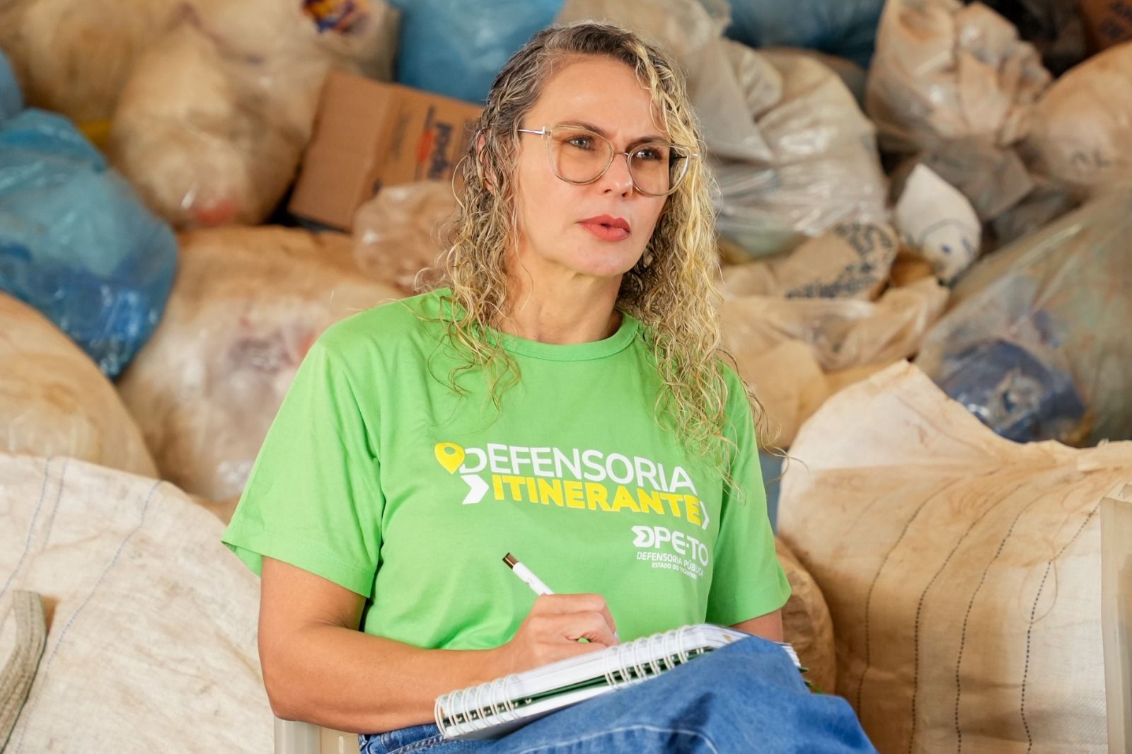 "Foi possível constatar o quão relevante é o trabalho daqueles homens e mulheres para preservação do meio ambiente através do reaproveitamento de materiais", disse a coordenadora do NDDH, defensora pública Franciana Di Fátima
