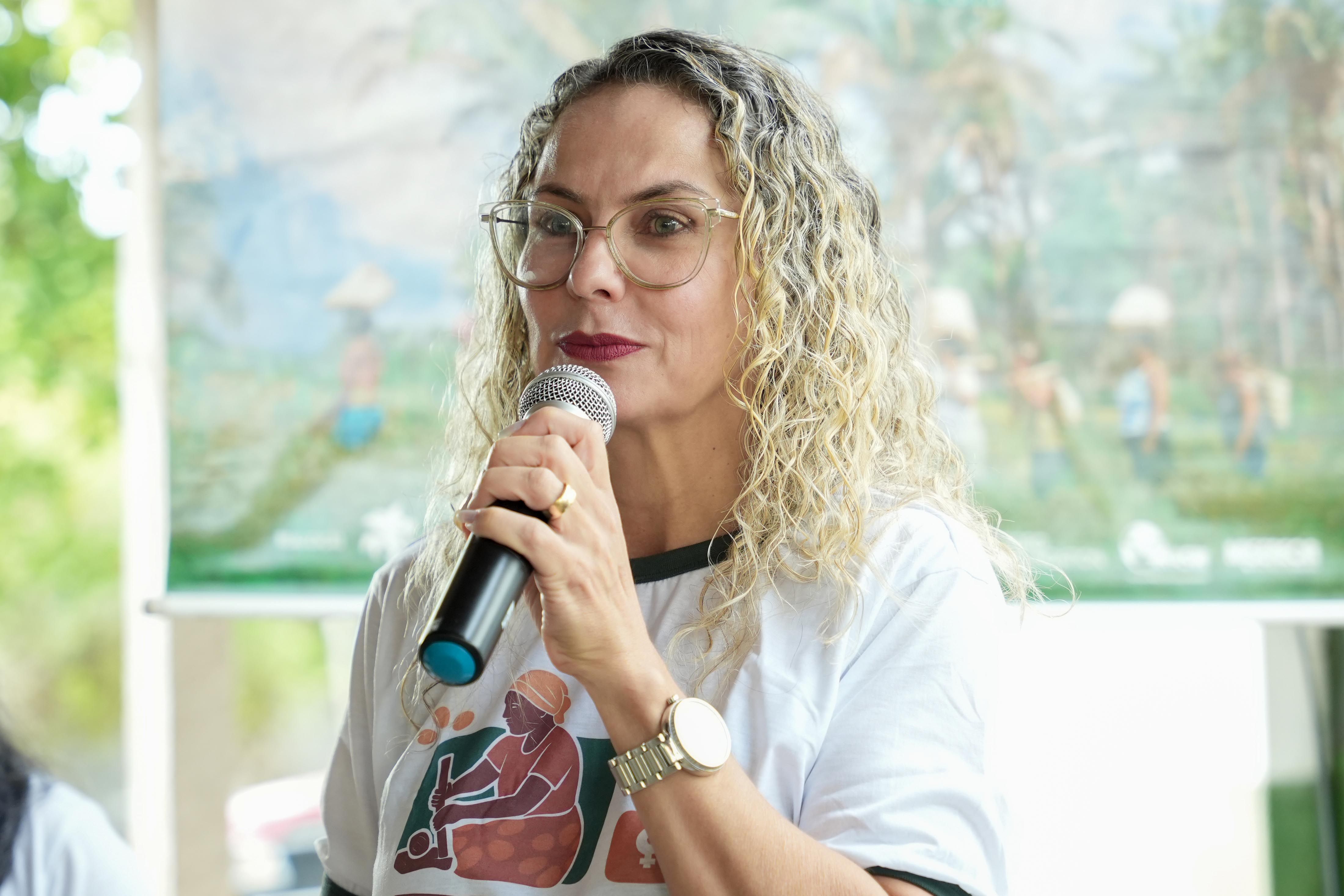 Franciana Di Fátima Cardoso Costa rememorou a vivência dela com o projeto