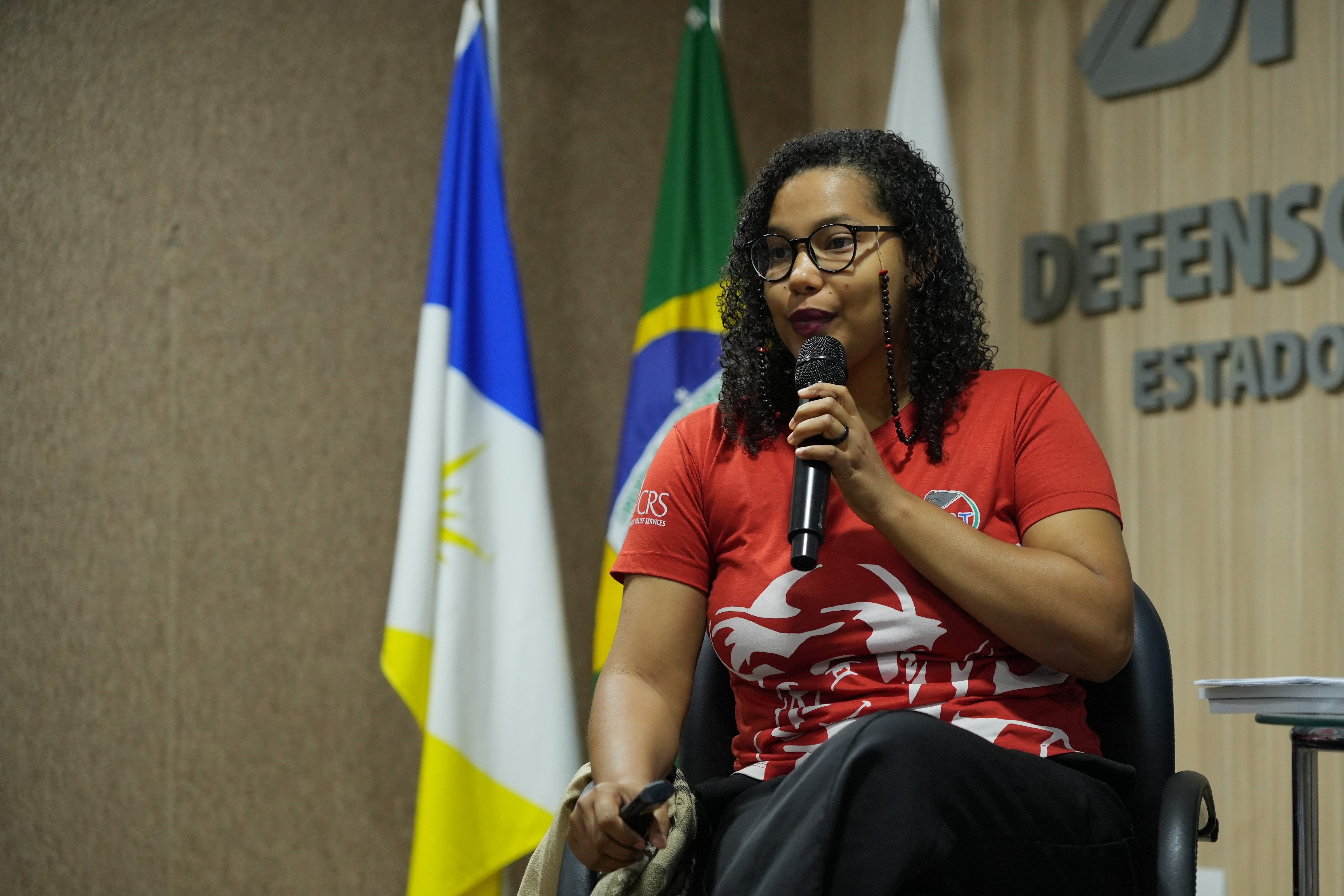 Agente da Comissão Pastoral da Terra (CPT),  Ludimila Carvalho