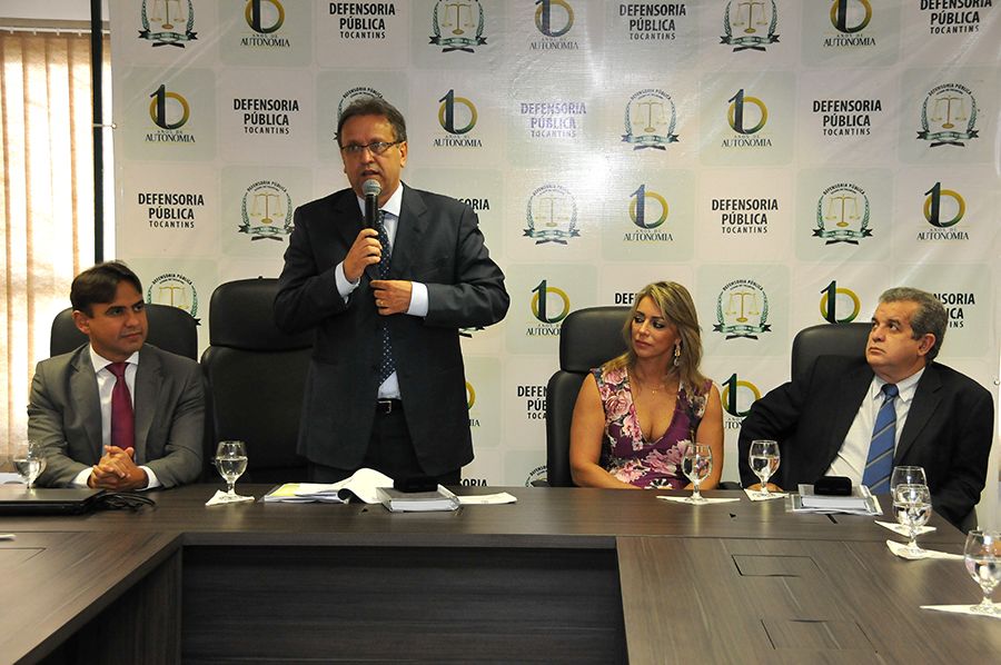 Pronunciamento do governador Marcelo Miranda durante visita
