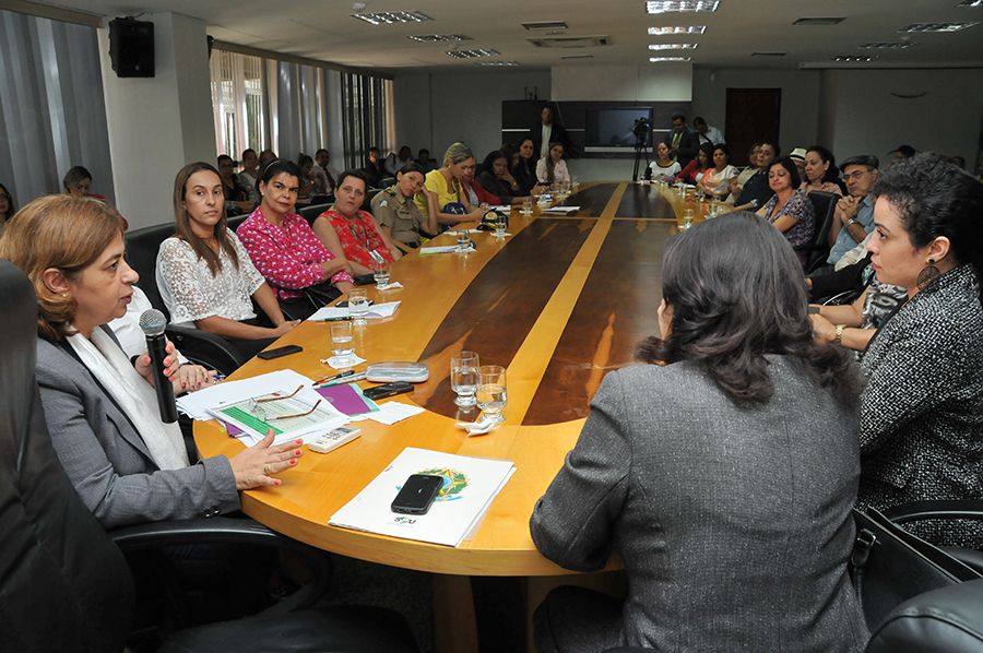 secretária nacional de Enfrentamento à Violência Contra a Mulher da Presidência da República, Aparecida Gonçalves