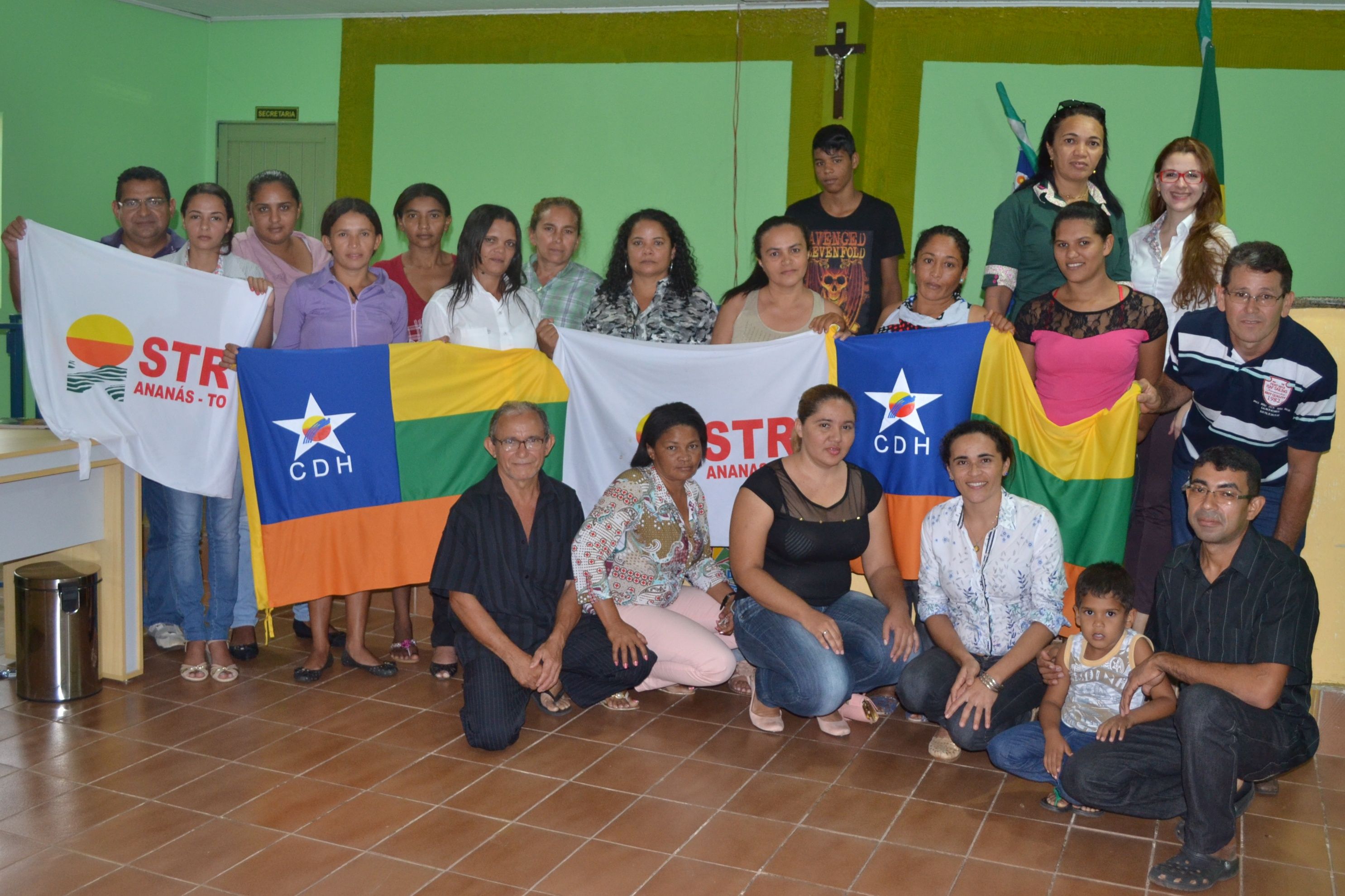 Participantes: membros do Centro de Direitos Humanos Irmã Dorothy Stang de Ananás e mulheres da região.