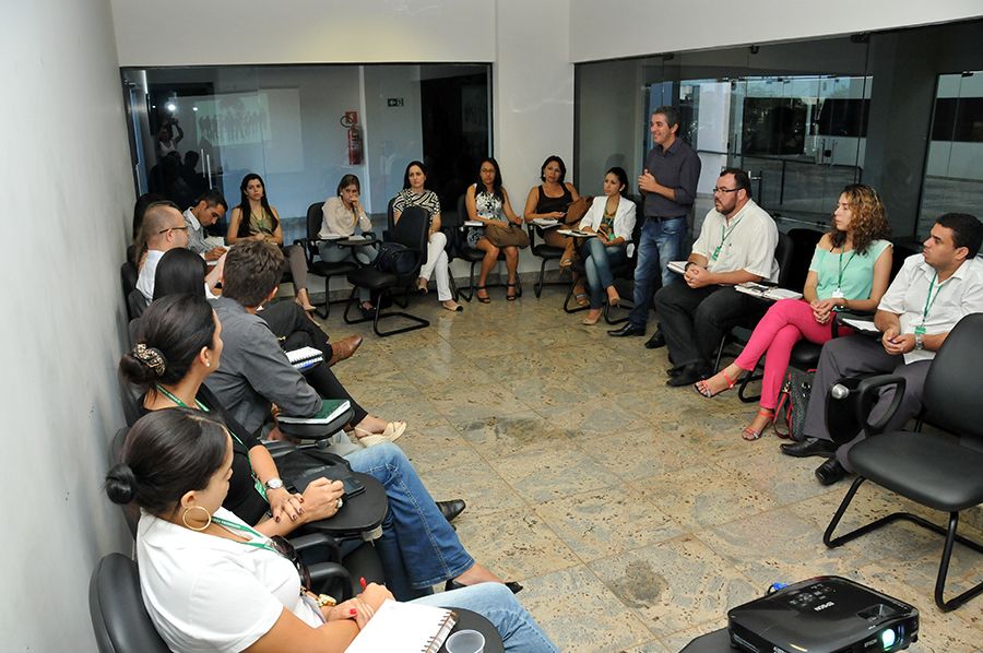Luiz Toledo durante o curso Gestão do Conhecimento