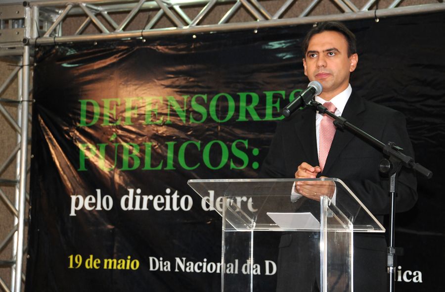 Pronunciamento do defensor público geral, Marlon Amorim