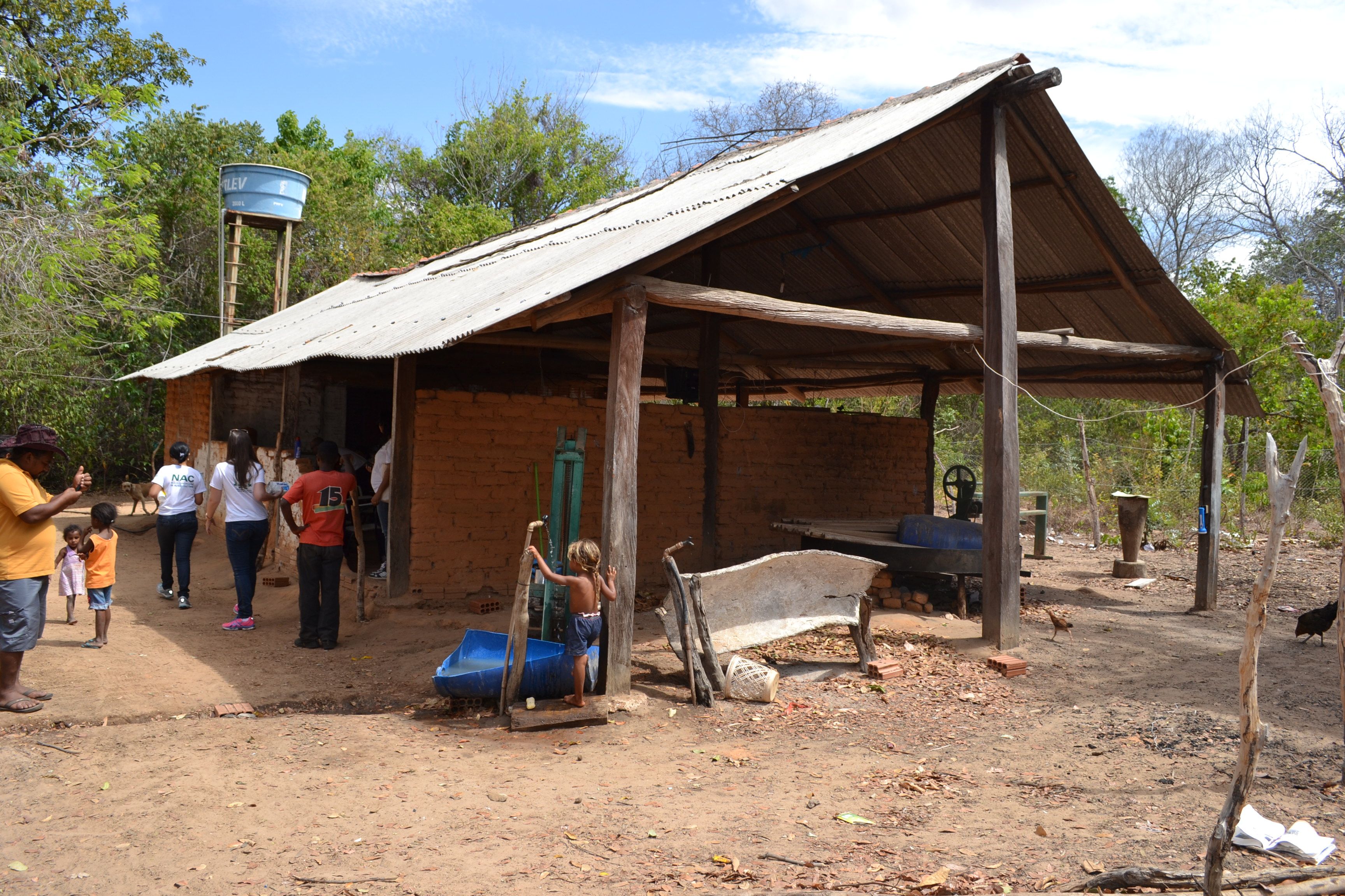 Casa de Farinha usada como Escola