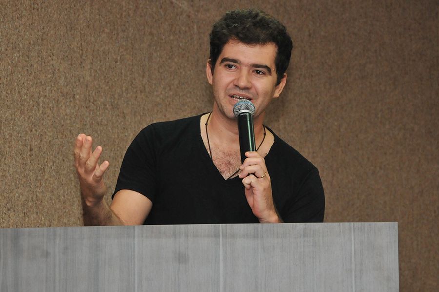 Pietro Lamonier representando a Secretária Estadual da Cultura