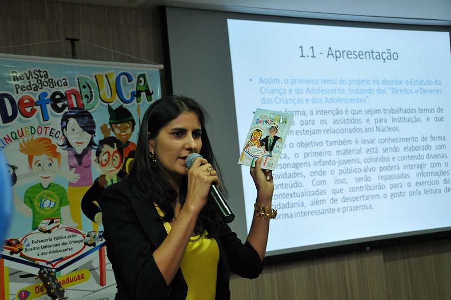 Pedagoga Faraíldes Rodrigues Miranda, gerente do Projeto DefenDUCA