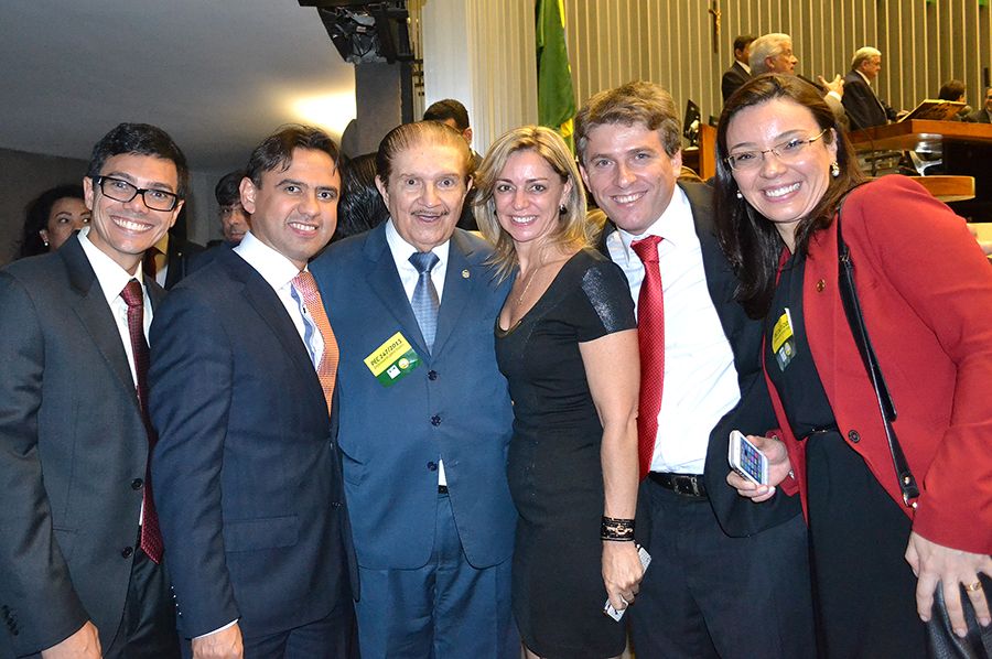 Defensores Públicos com o Deputado Mauro Benevides (PMDB-CE), um dos autores da Proposta.